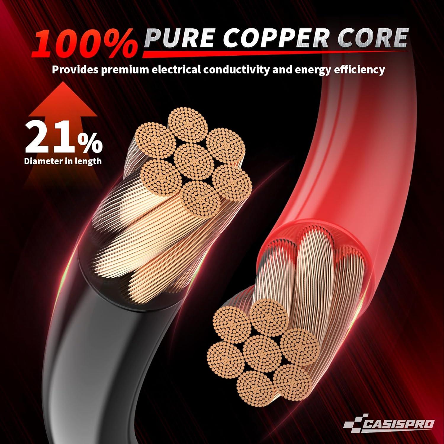 Cables de Batería CASISPRO para Carro de Golf EZGO TXT 36/48V