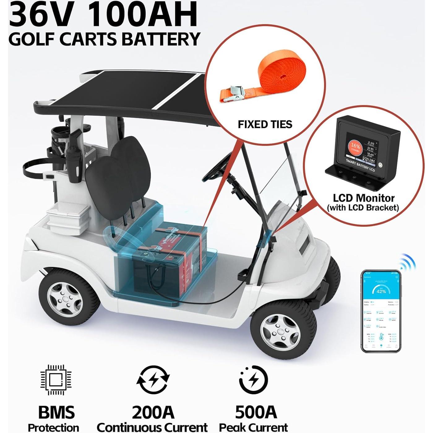 Batería de Litio 36V 100Ah NewtiPower con BMS 200A