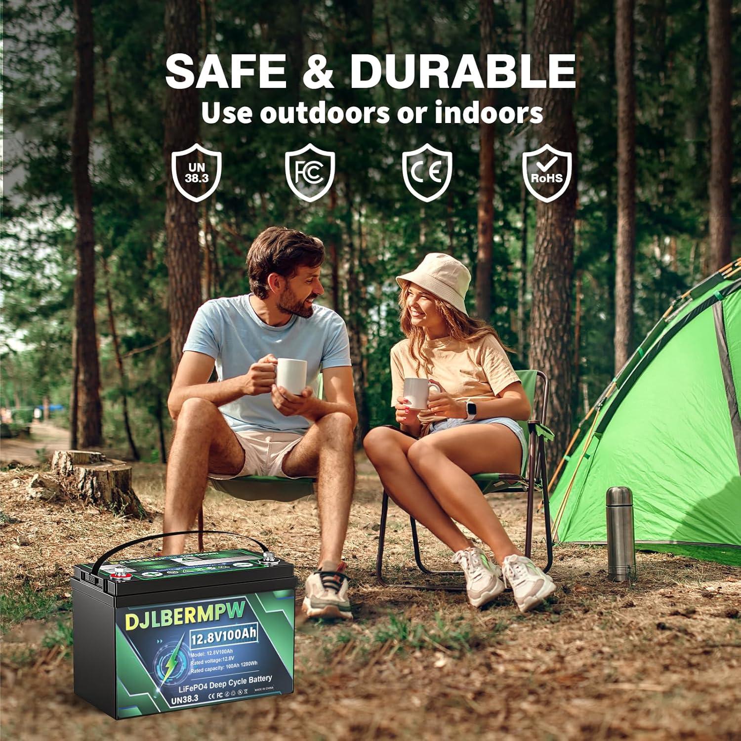 Batería de Litio LiFePO4 48V 100Ah DJLBERMPW para RV y Solar