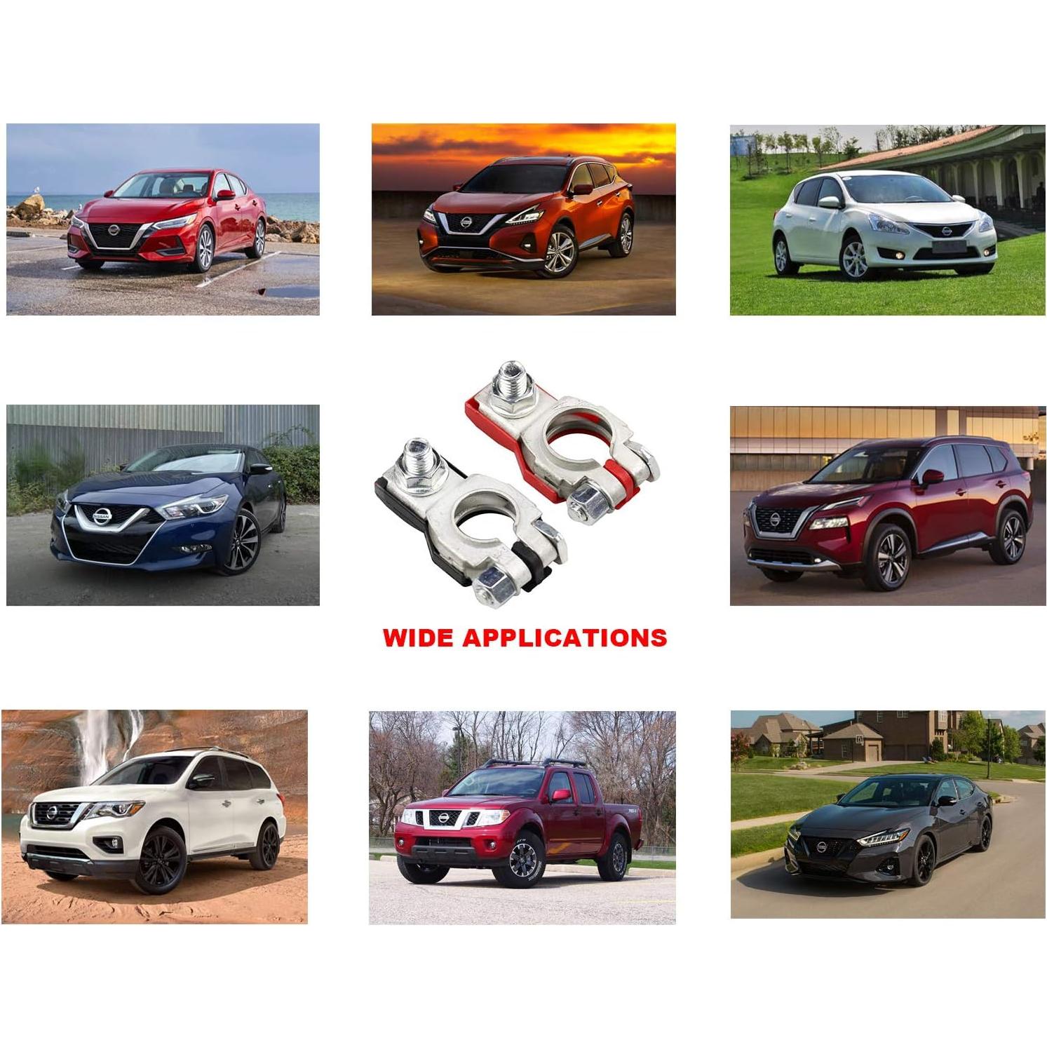 Terminales de Batería Nissan TKDMR TN02 - Positivo y Negativo