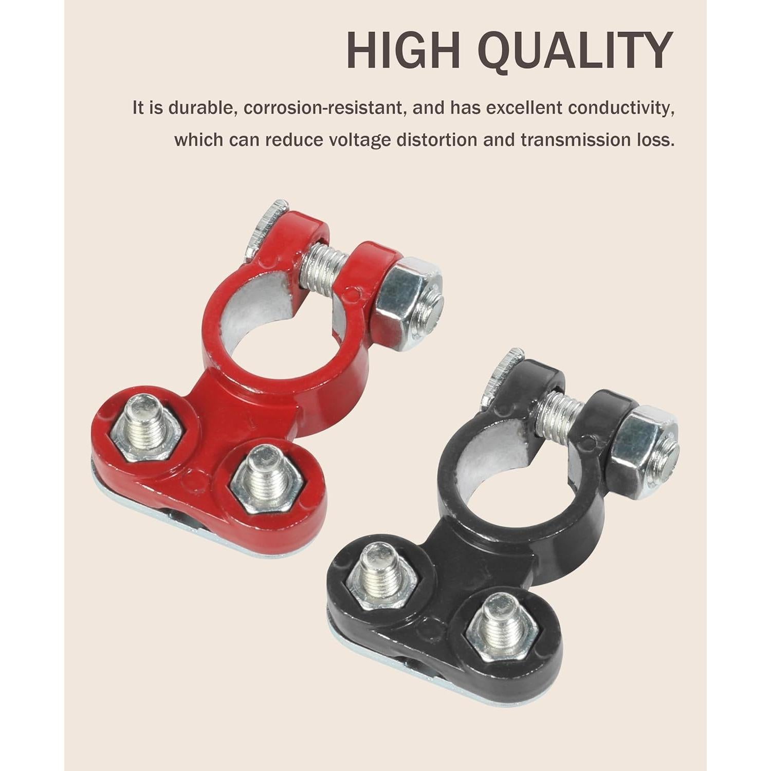 Conectores de terminales de batería bylikeho 1338DPJT001 2PCS