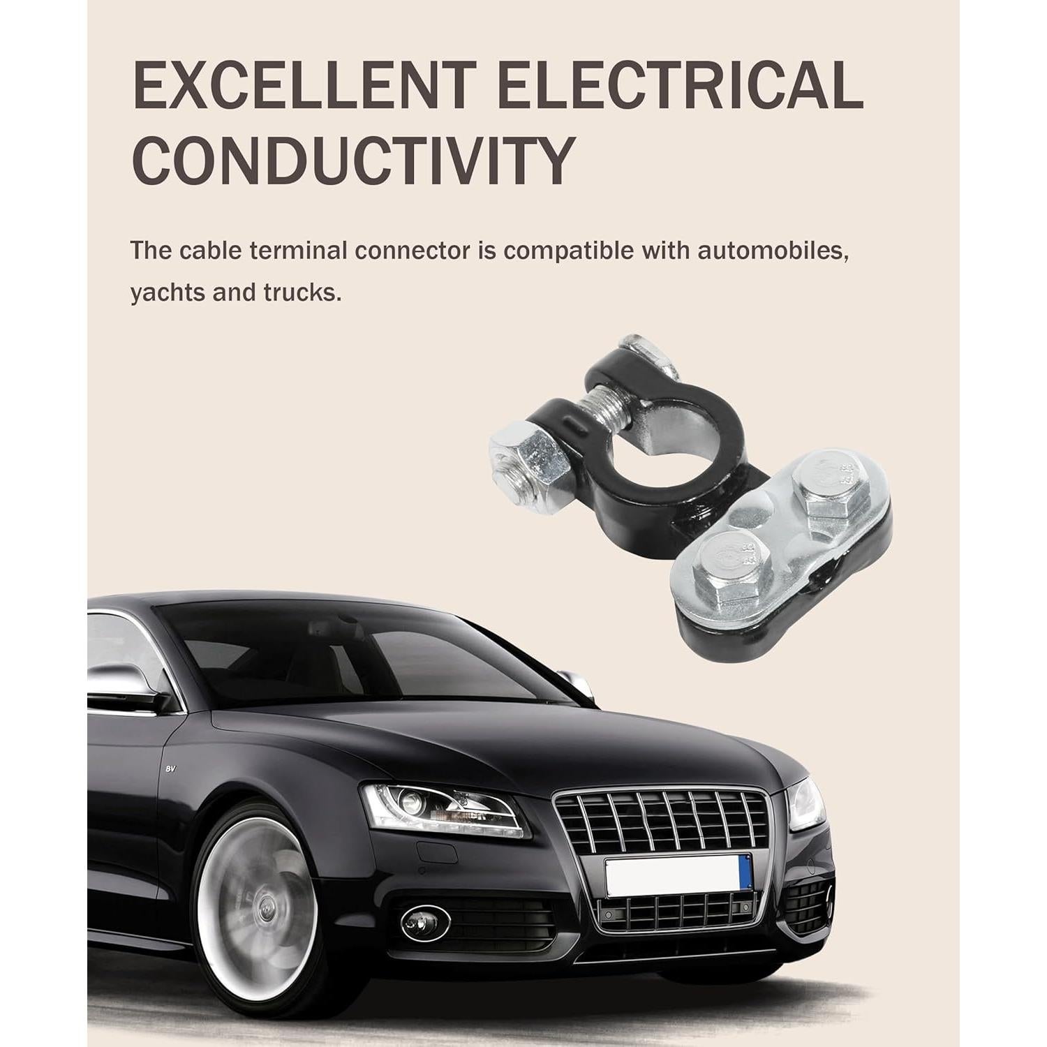 Conectores de terminales de batería bylikeho 1338DPJT001 2PCS