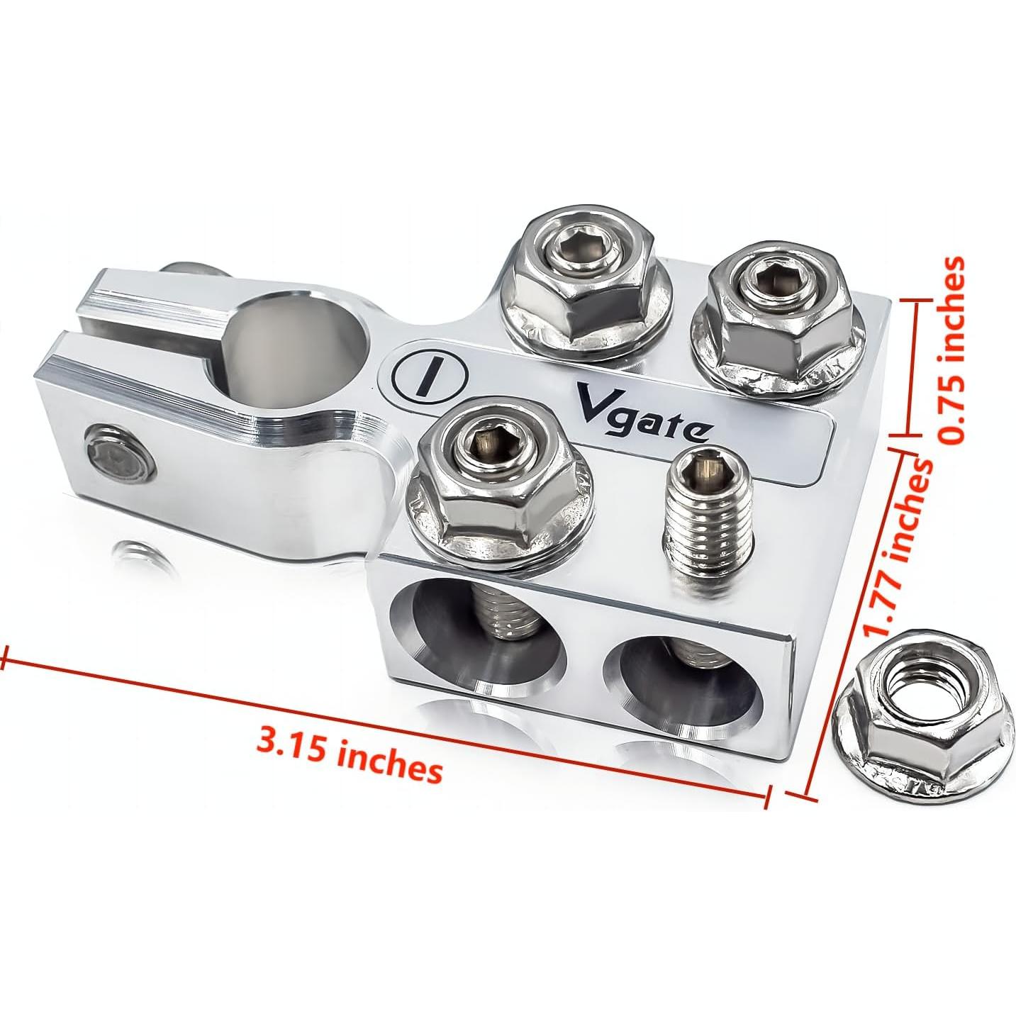 Conector de terminal de batería Vgate 8 vías 8AWG a 4/0 AWG