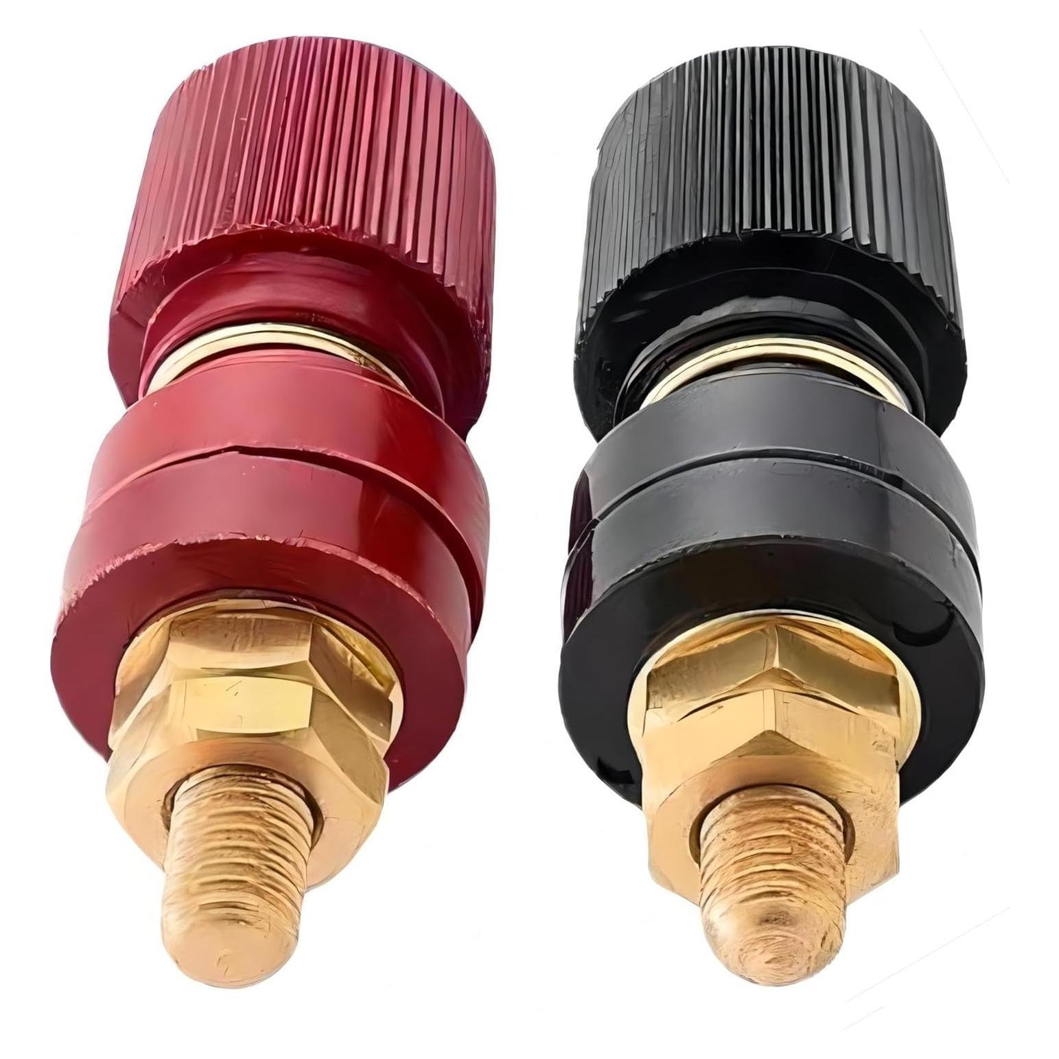 Terminales de Batería de Cobre Puro WWZMDiB M6 (6.35 mm) 2 Pcs