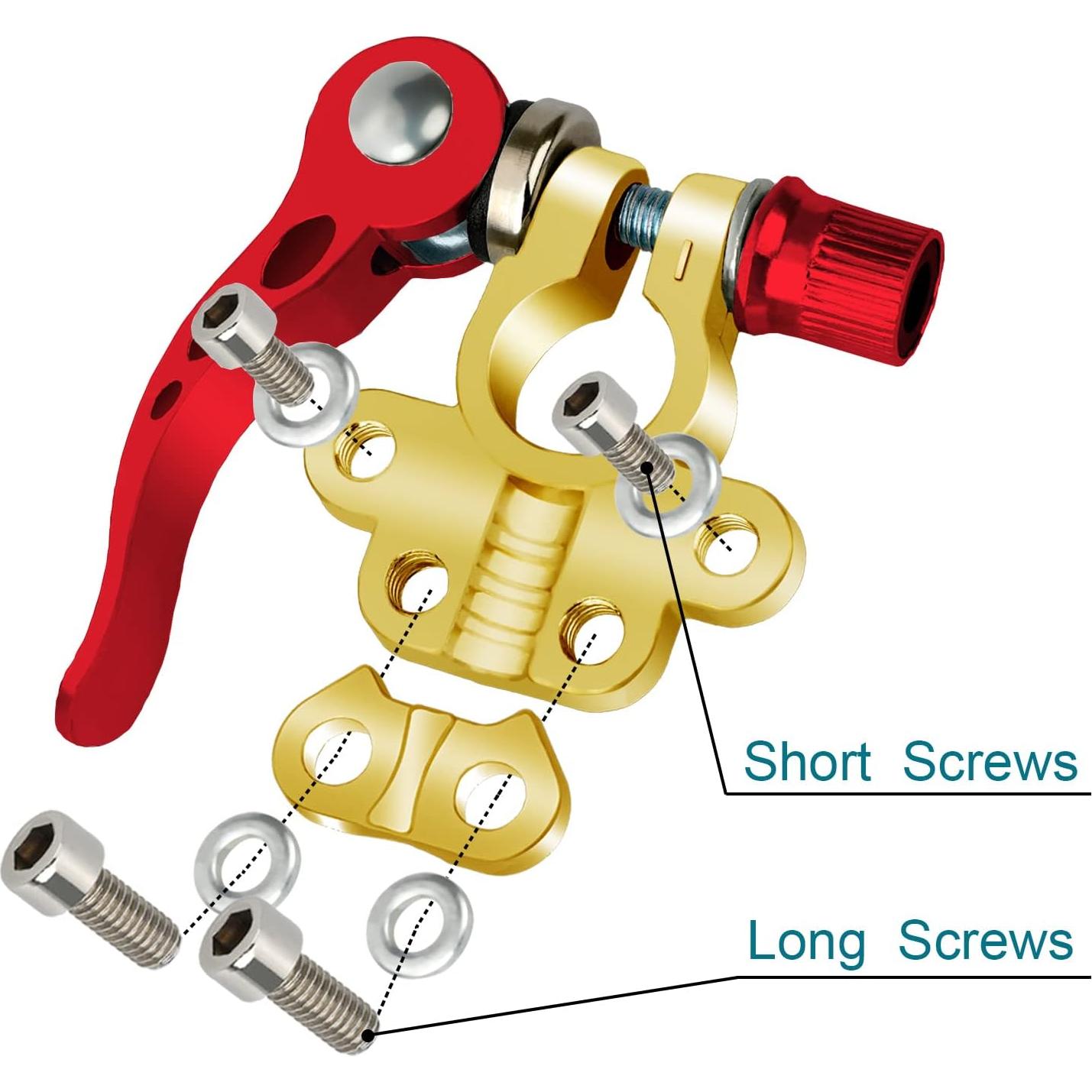 Conectores de terminal de batería ZONBANG 4 vías cobre 2PCS