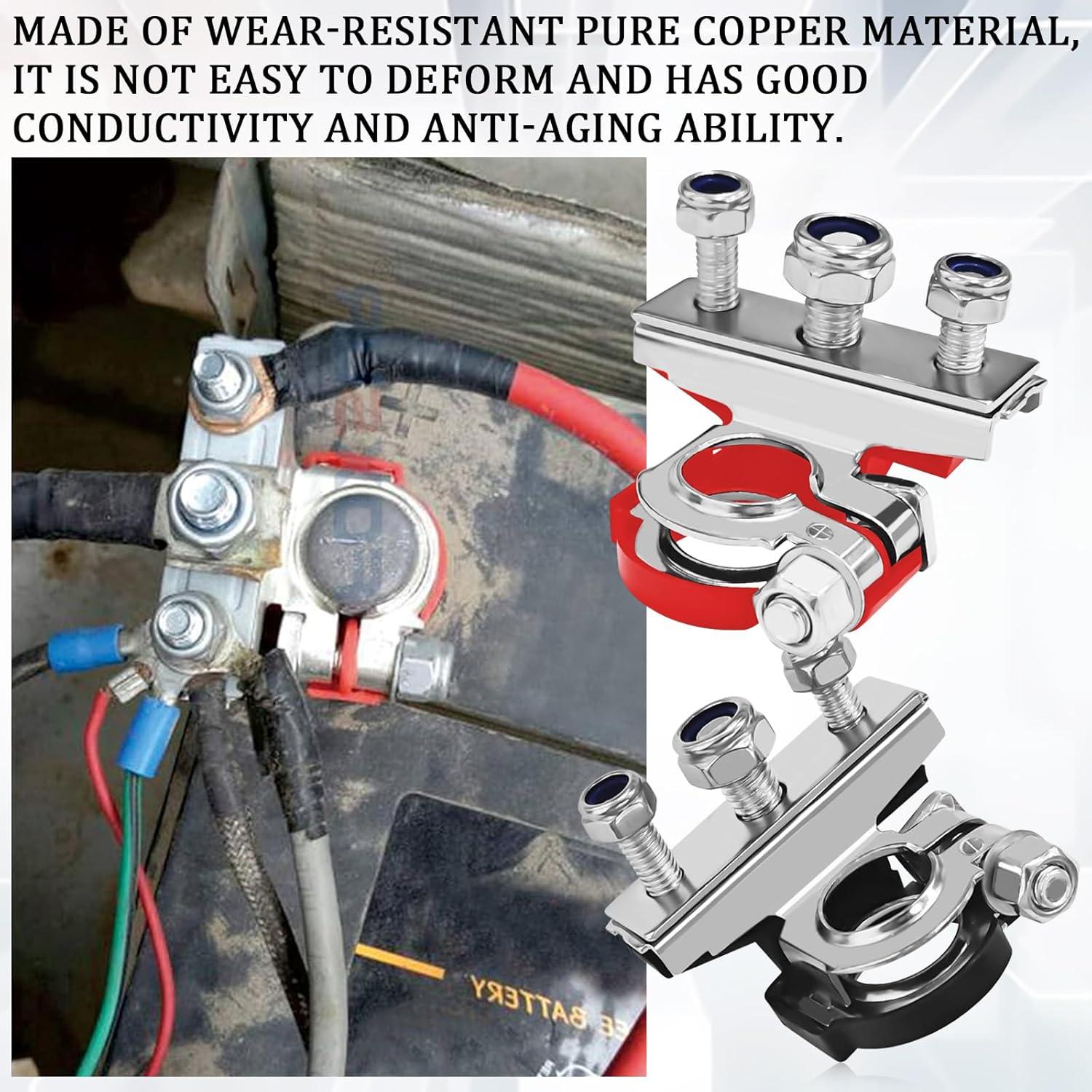 Conectores de Batería Hirificing QCZTW01 2PCS 12V Alta Resistencia