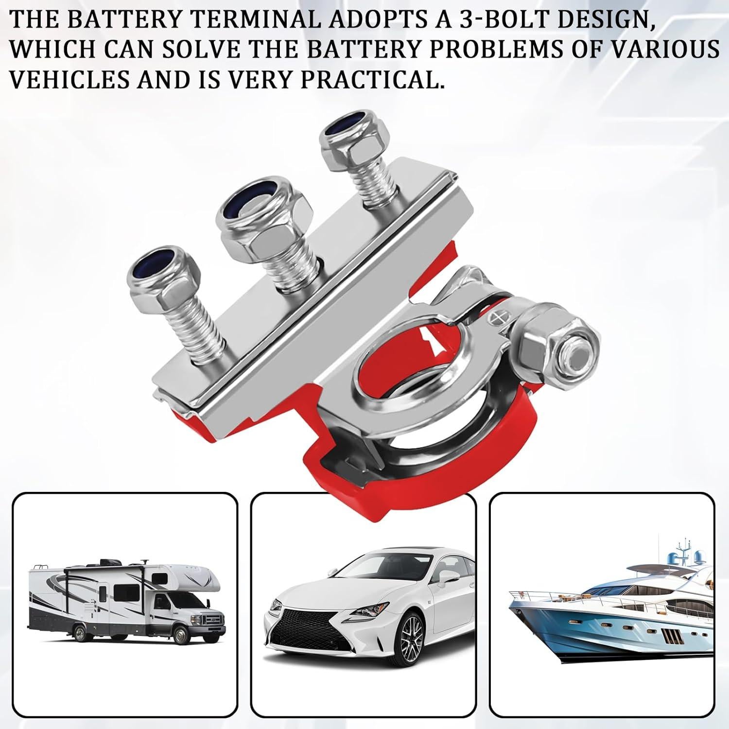 Conectores de Batería Hirificing QCZTW01 2PCS 12V Alta Resistencia