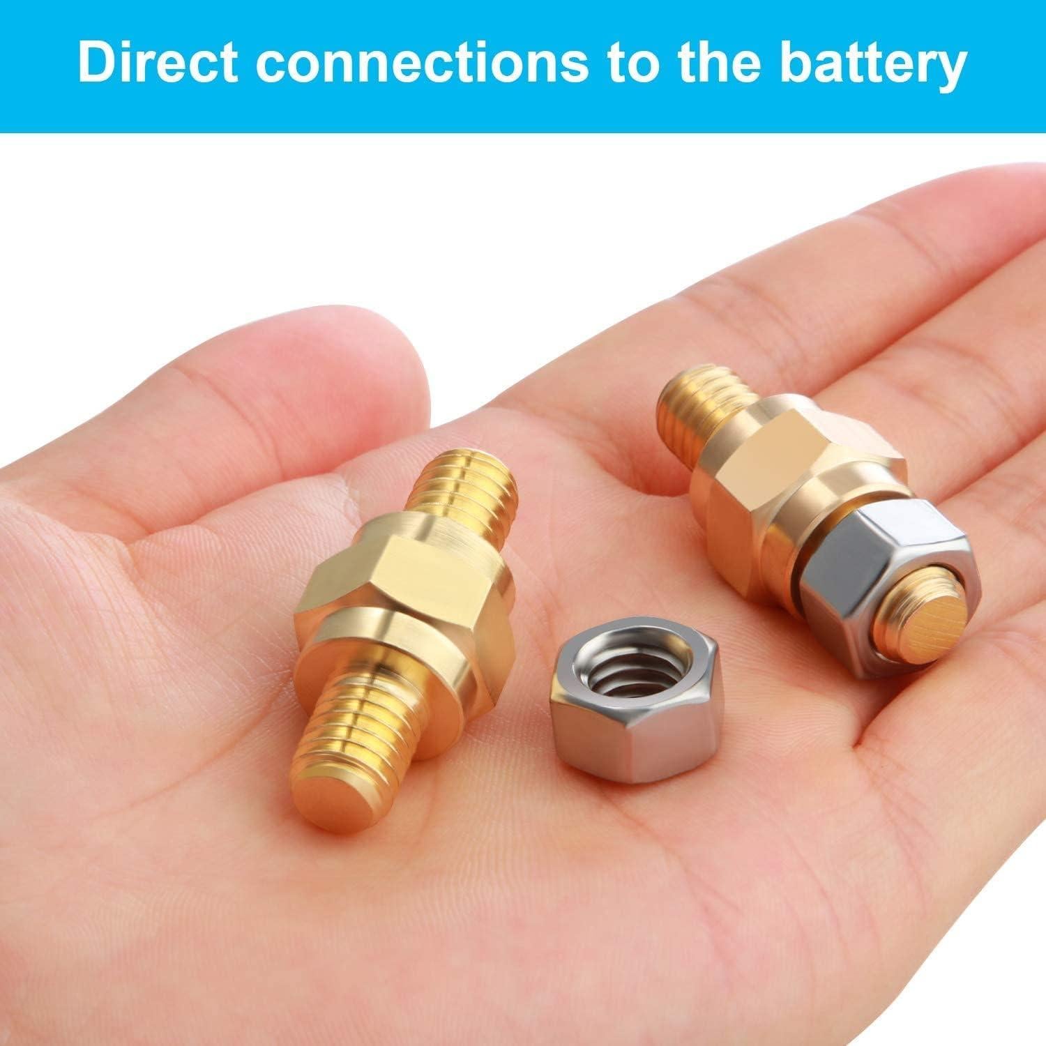 Adaptador de Terminal de Batería Boao - 8 Piezas de Latón