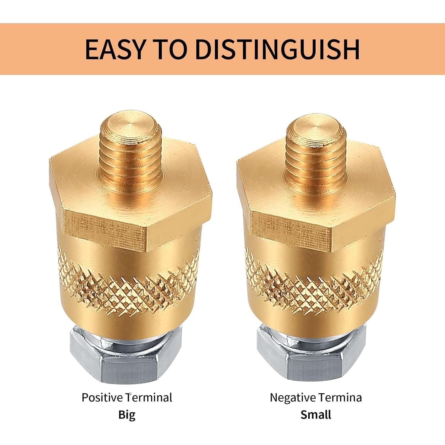 Juego de 2 Conectores de Terminal de Batería M8 Siyurongg