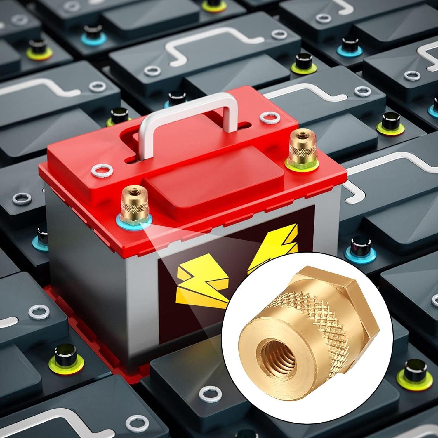 Juego de 2 Conectores de Terminal de Batería M8 Siyurongg