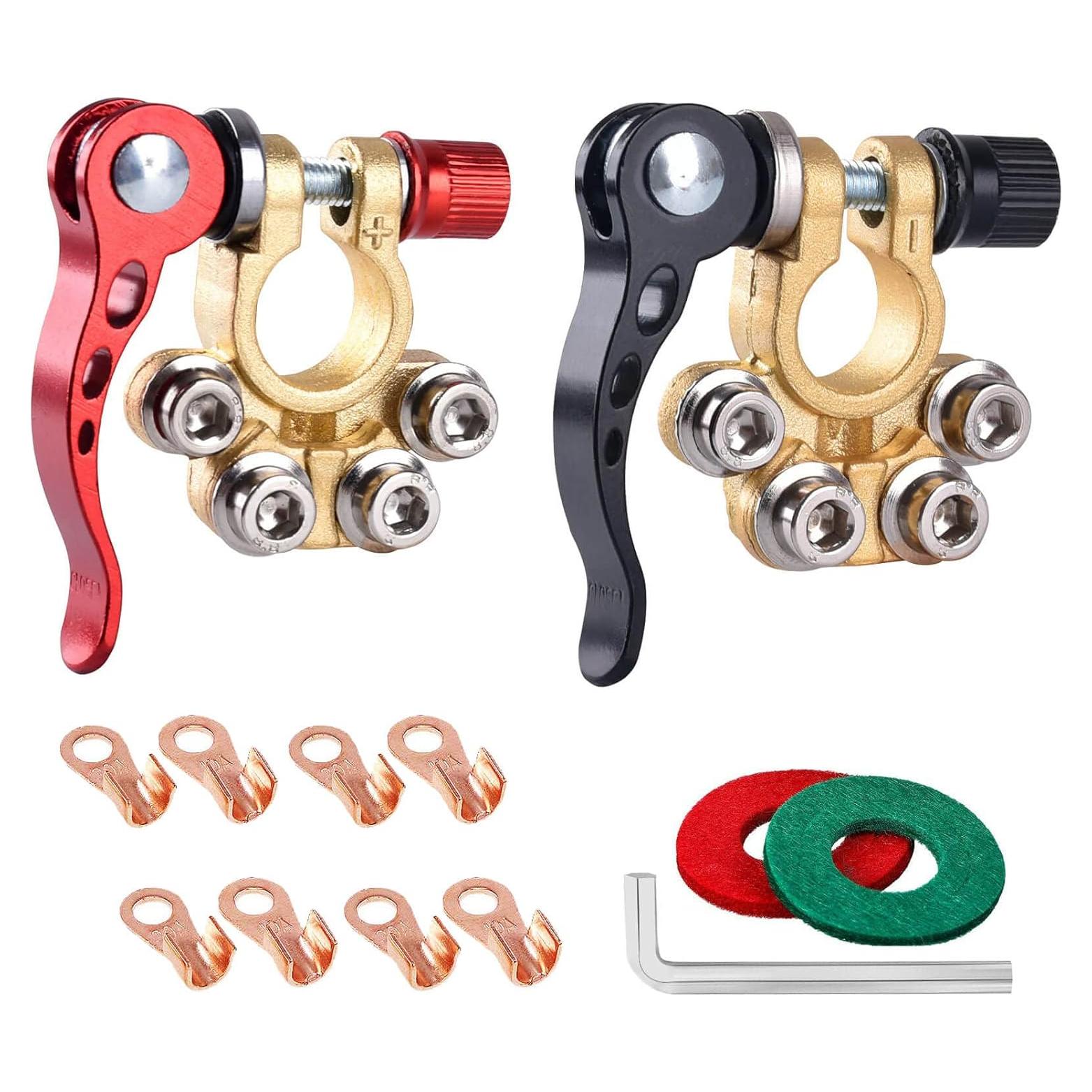 Conectores de Terminal de Batería SUNMORN - 8 Piezas de Cobre