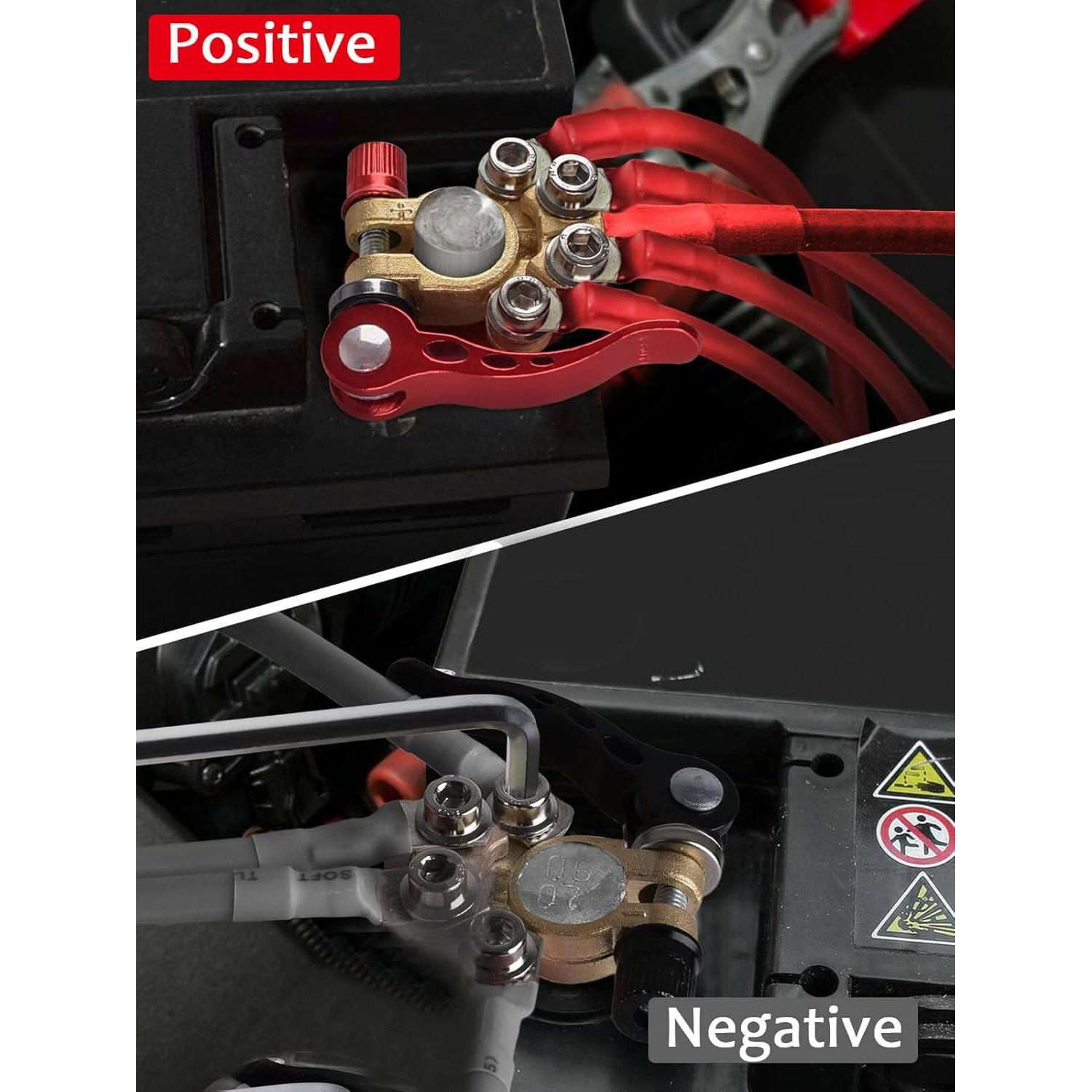 Conectores de Terminal de Batería SUNMORN - 8 Piezas de Cobre