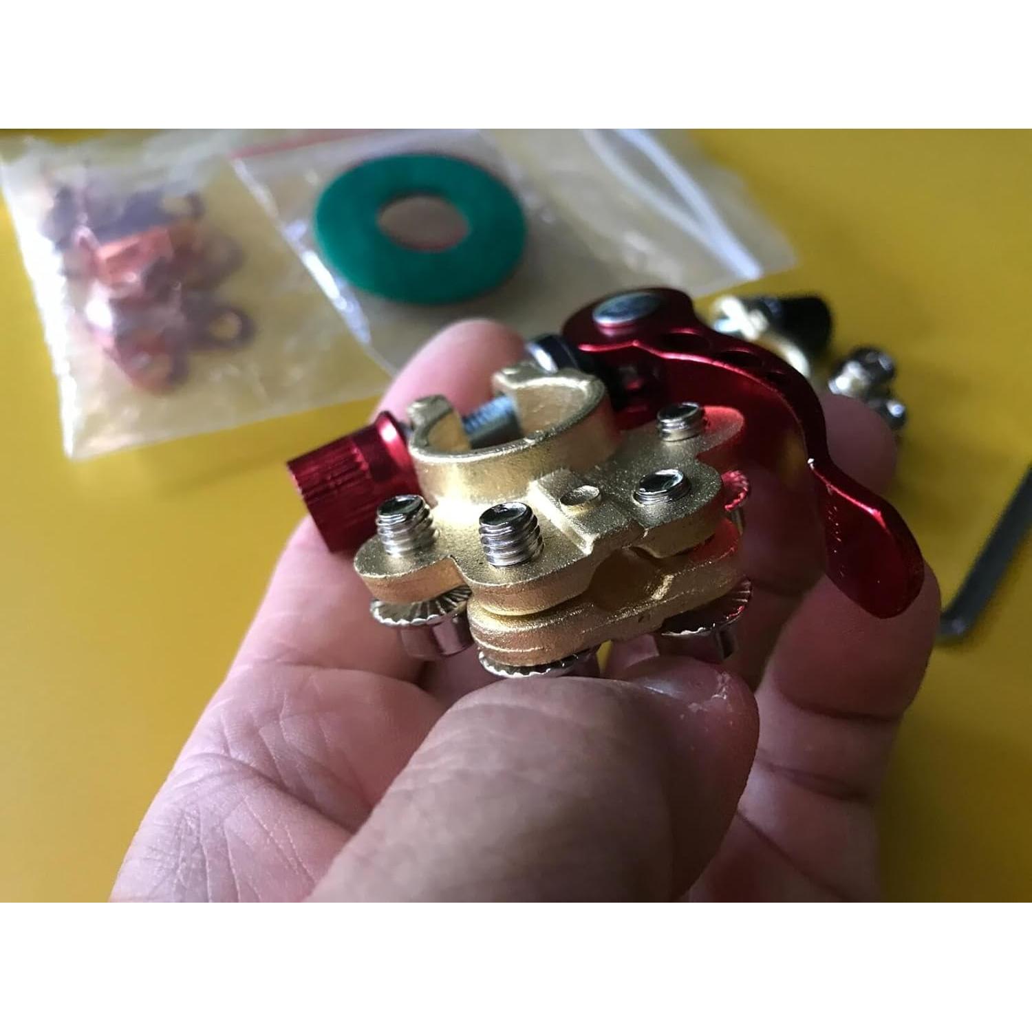 Conectores de Terminal de Batería SUNMORN - 8 Piezas de Cobre