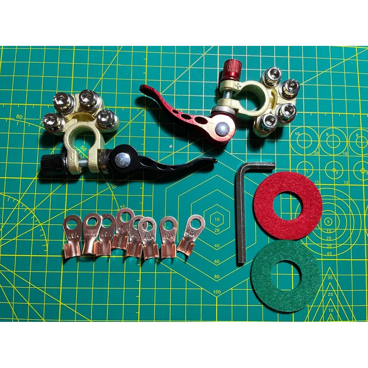 Conectores de Terminal de Batería SUNMORN - 8 Piezas de Cobre