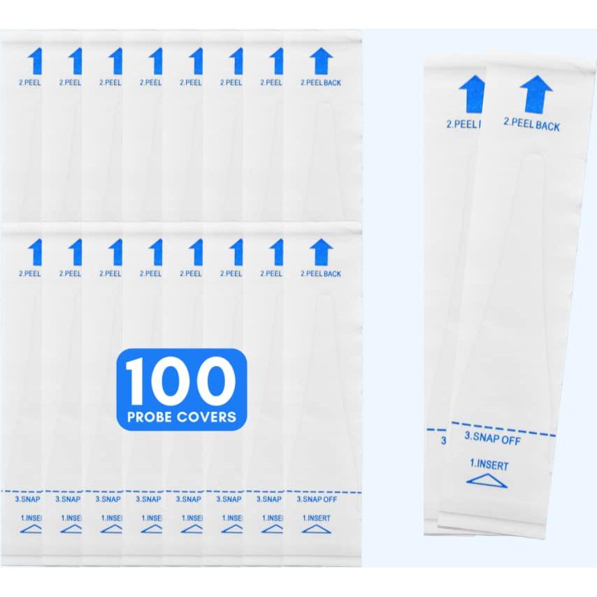 Termómetro Digital BV Medical Punta Rígida 10 Segundos con 100 Fundas