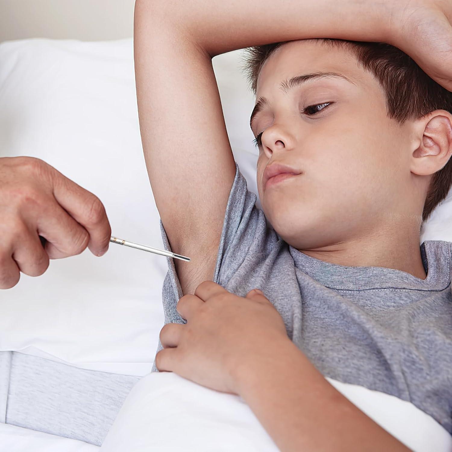 Termómetro de vidrio oral MAGICLULU 12.5cm lectura rápida