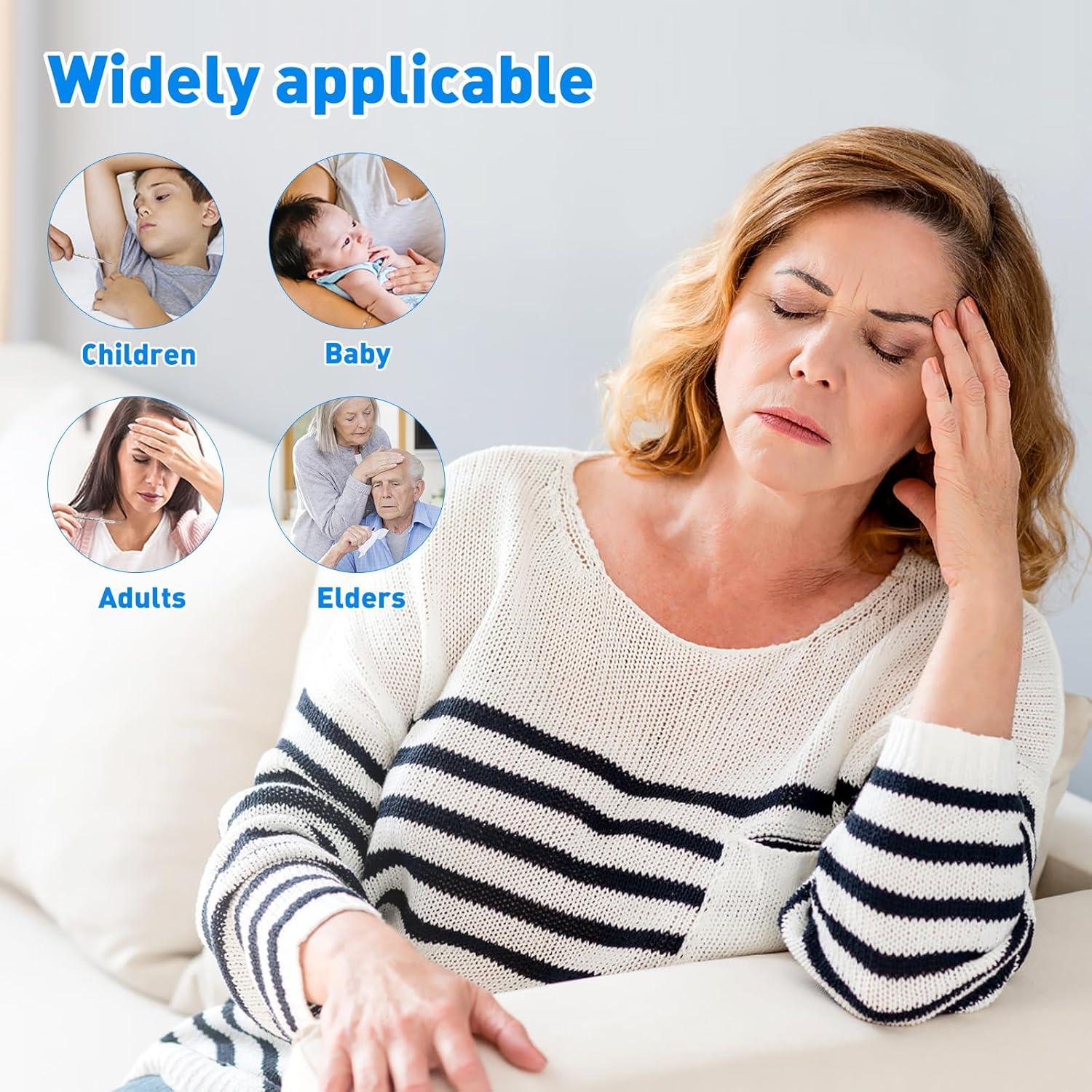 Termómetro de vidrio oral MAGICLULU 12.5cm lectura rápida