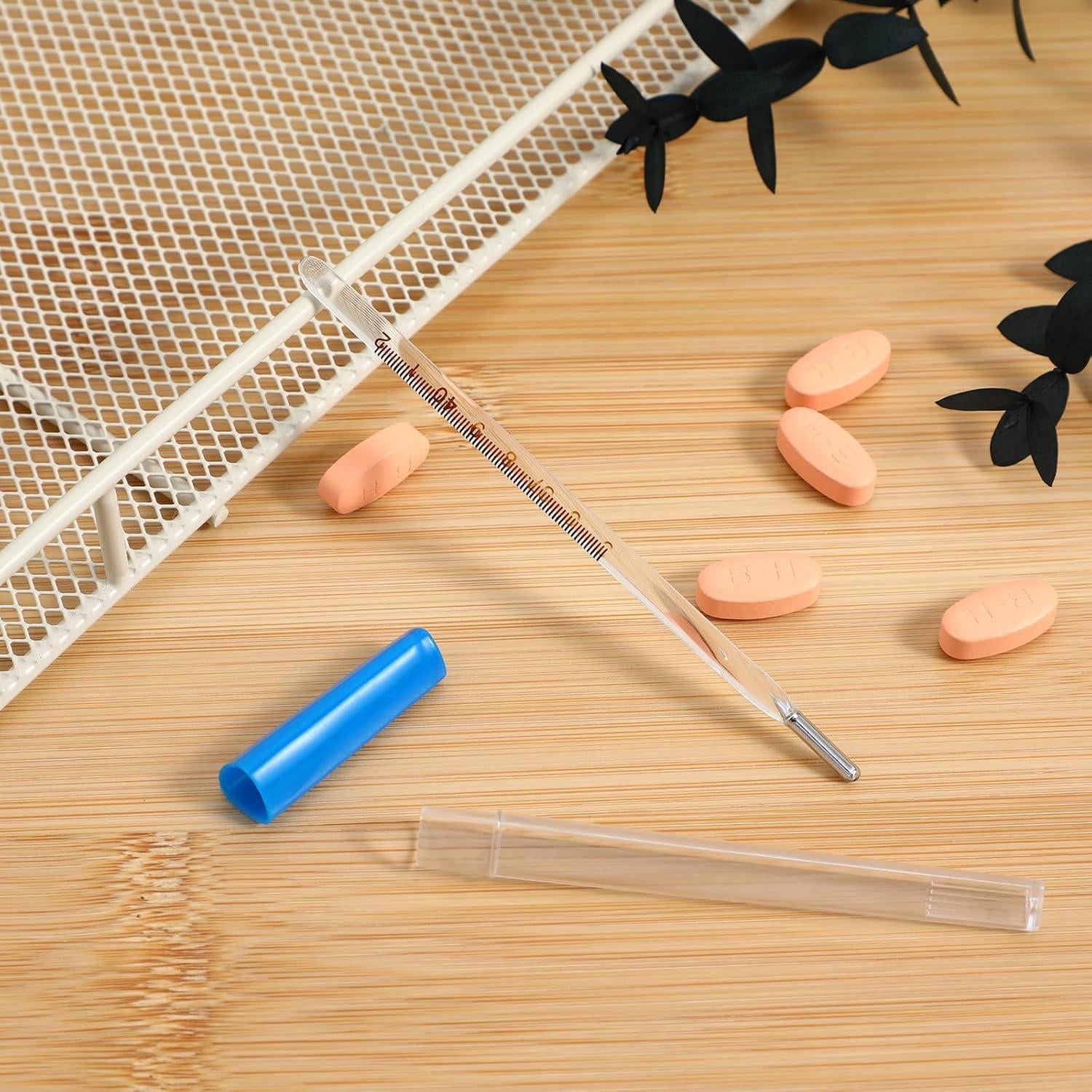 Termómetro de vidrio oral MAGICLULU 12.5cm lectura rápida