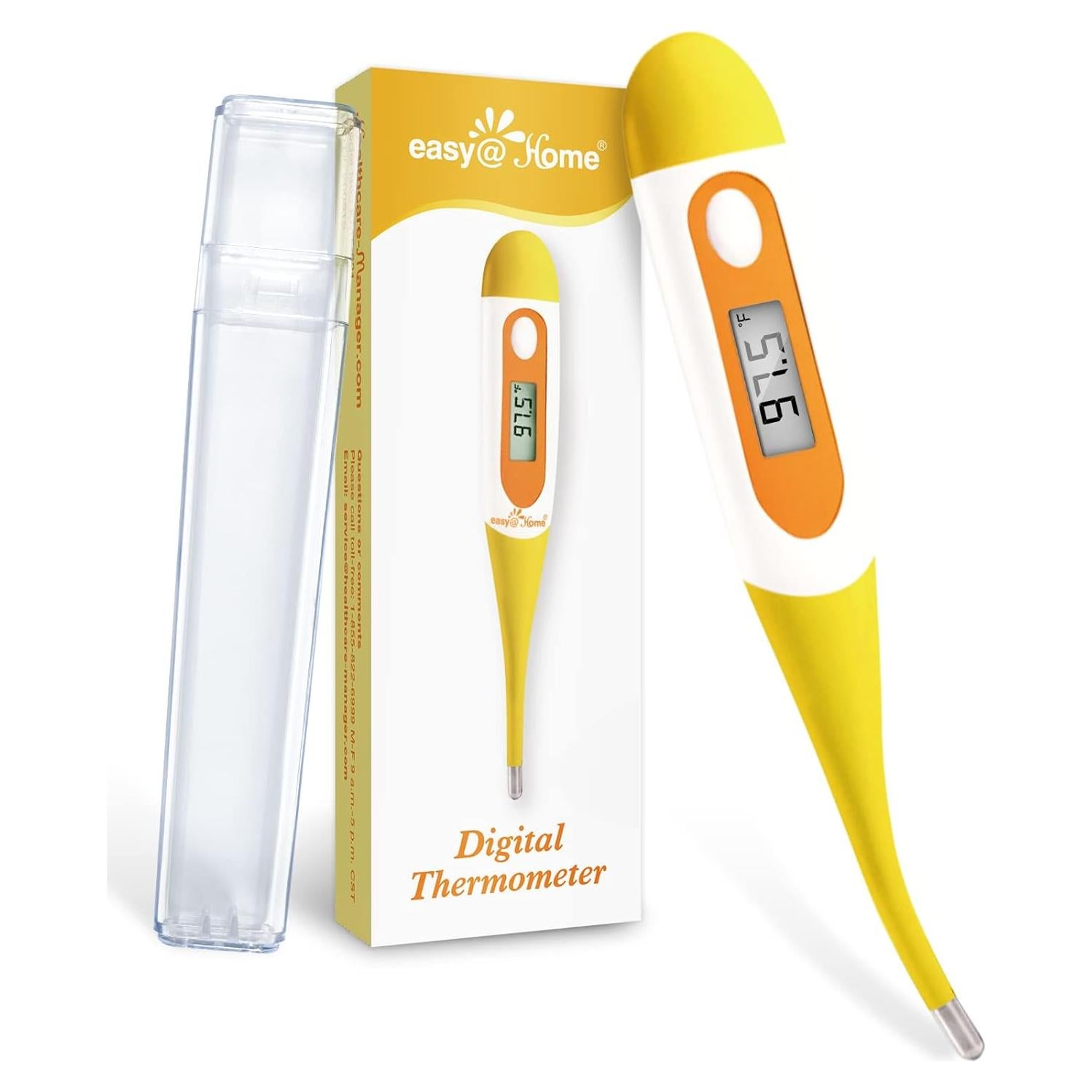 Termómetro Digital Easy@Home EMT-021 para Adultos y Bebés