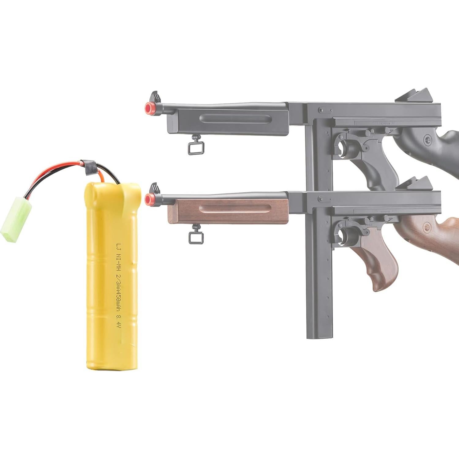 Batería Airsoft WellFire 8.4V NiMH 450mAh para D98