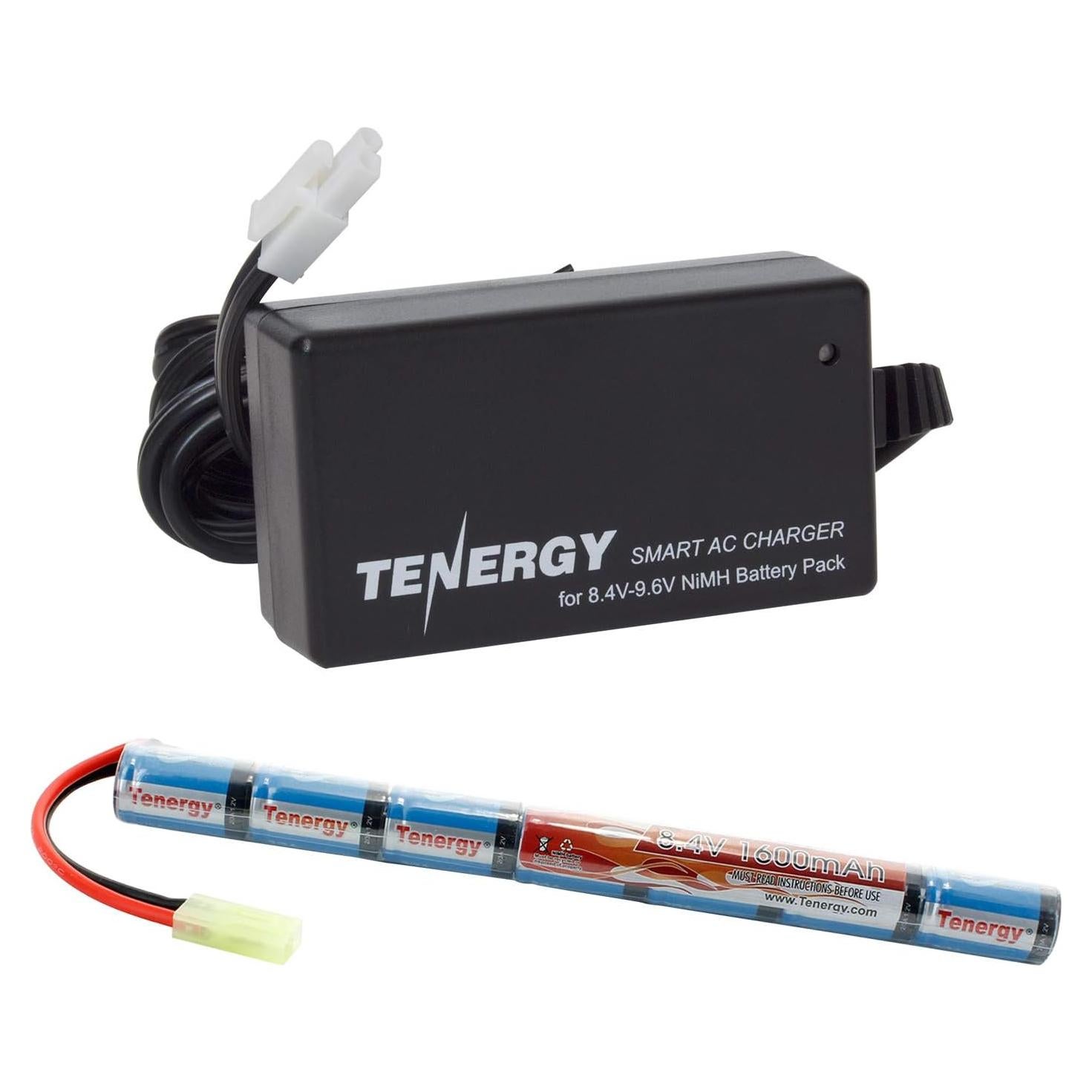 Batería Tenergy 8.4V 1600mAh NiMH + Cargador Mini Tamiya