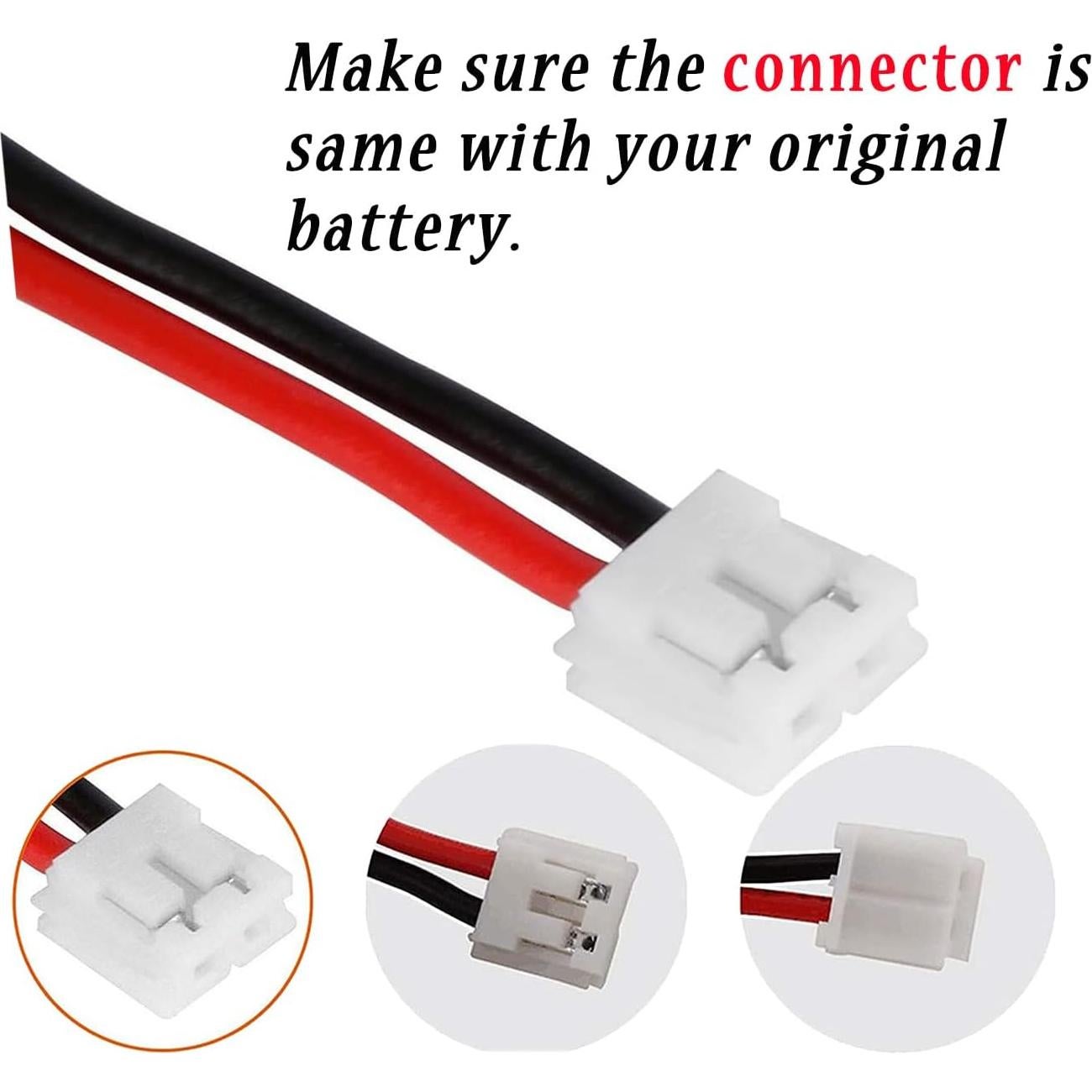 Batería recargable Ni-MH 2.4V 500mAh QBLPOWER para teléfonos