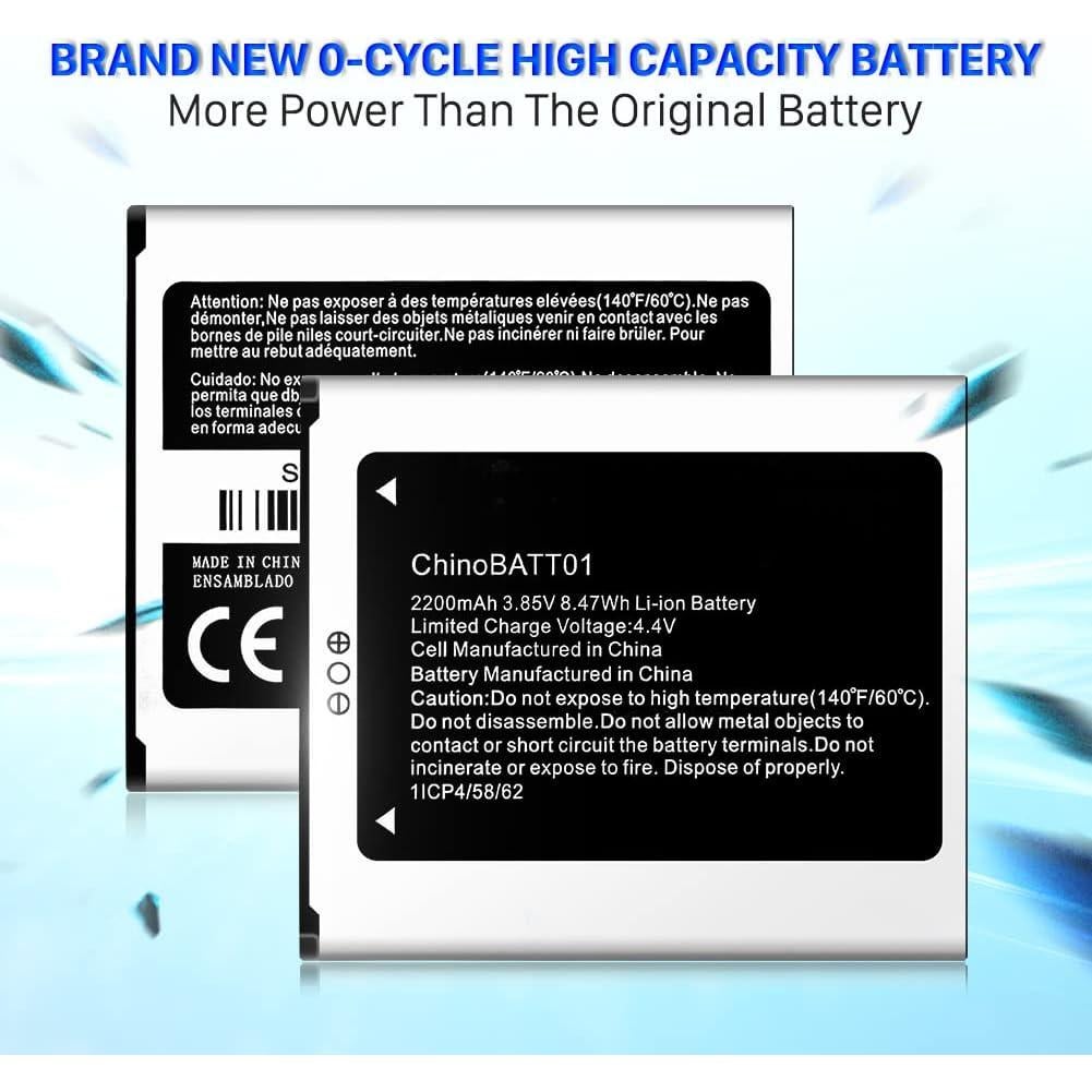 Batería de Reemplazo ChinoBATT01 2200mAh para Unimax UMX