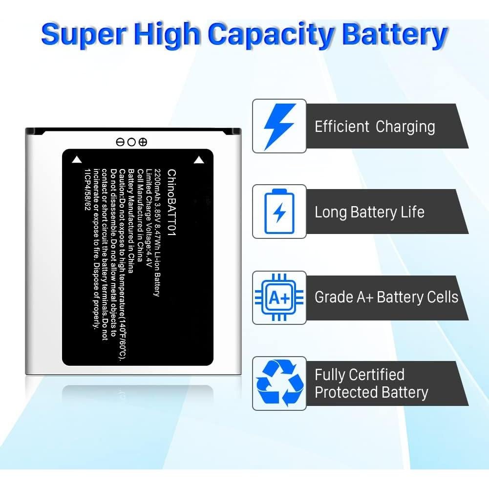 Batería de Reemplazo ChinoBATT01 2200mAh para Unimax UMX