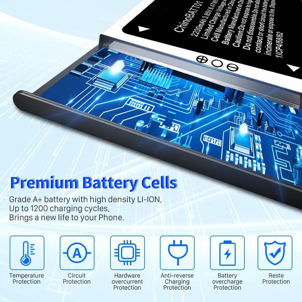 Batería de Reemplazo ChinoBATT01 2200mAh para Unimax UMX