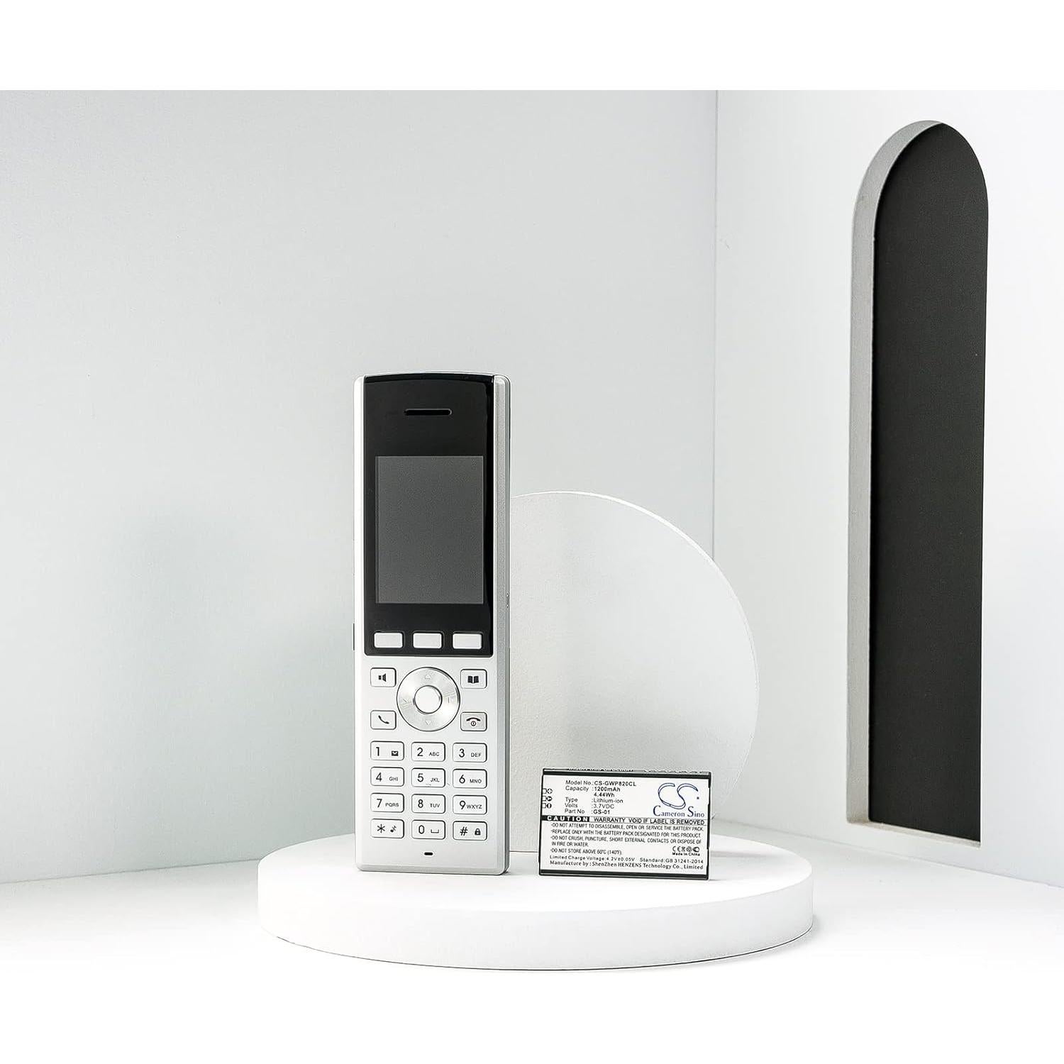 Batería Li-ion 1200mAh GS-01 para Grandstream WP820 WP810 DP730