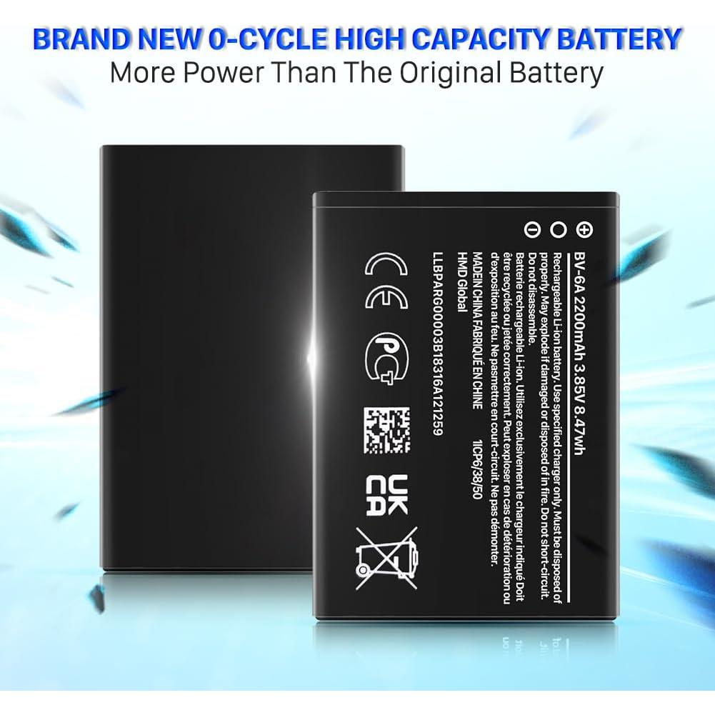 Batería BV-6A Li-ion 2200mAh para Nokia 8110 4G Flip