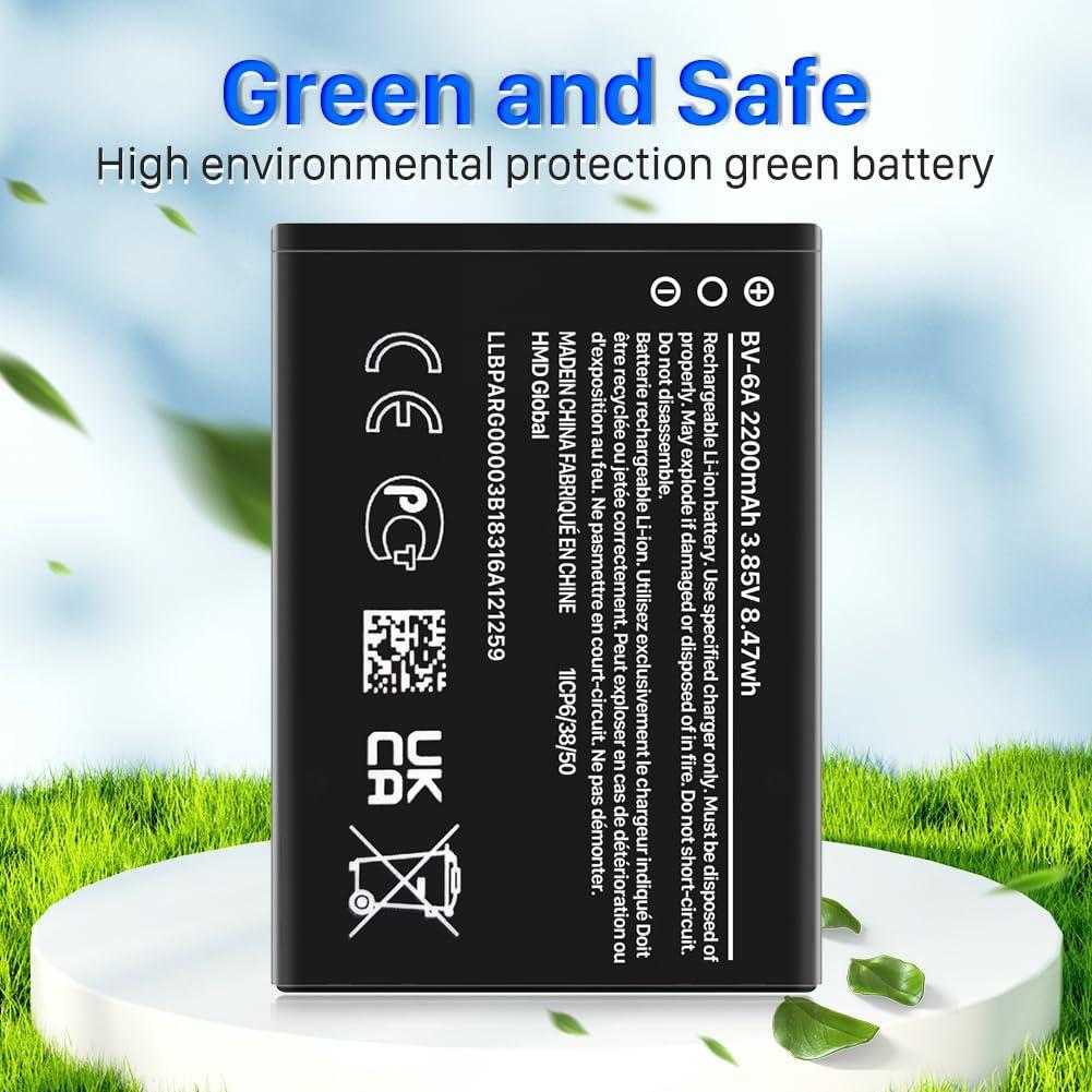 Batería BV-6A Li-ion 2200mAh para Nokia 8110 4G Flip