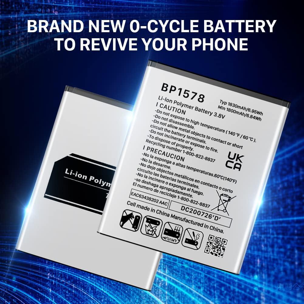 Batería de Reemplazo BP1578 1800mAh para Verizon Kazuna