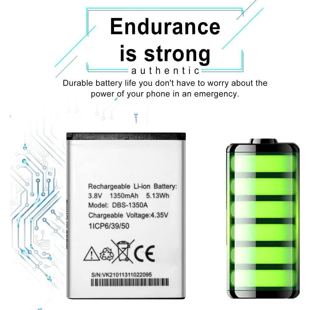 Batería de Reemplazo DDONG DBS-1350A para Doro 7050 7060 1350mAh