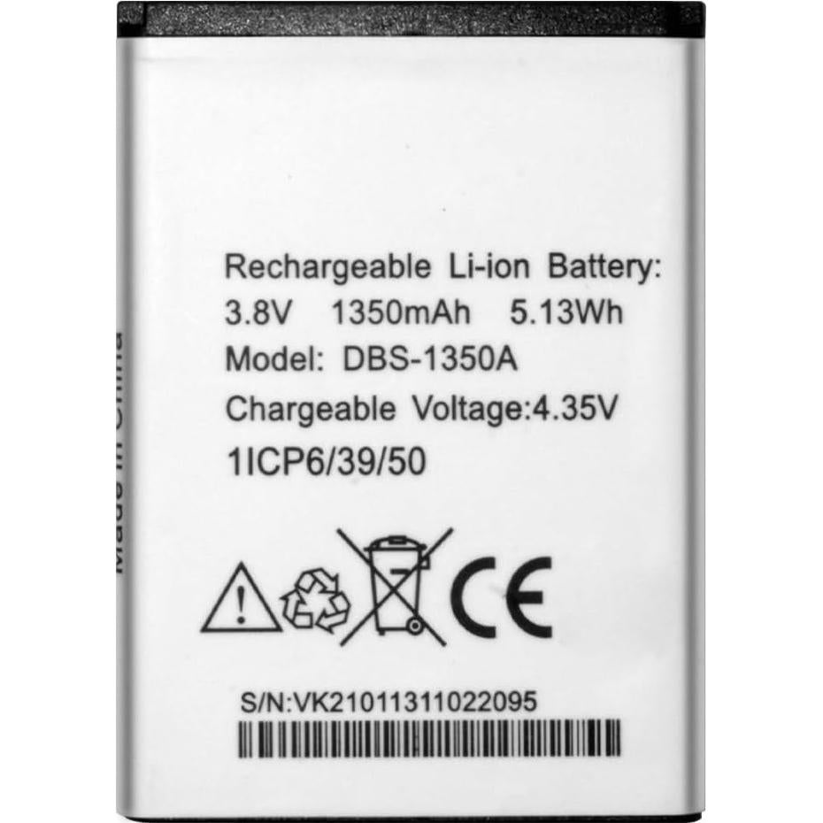 Batería de Reemplazo DDONG DBS-1350A para Doro 7050 7060 1350mAh