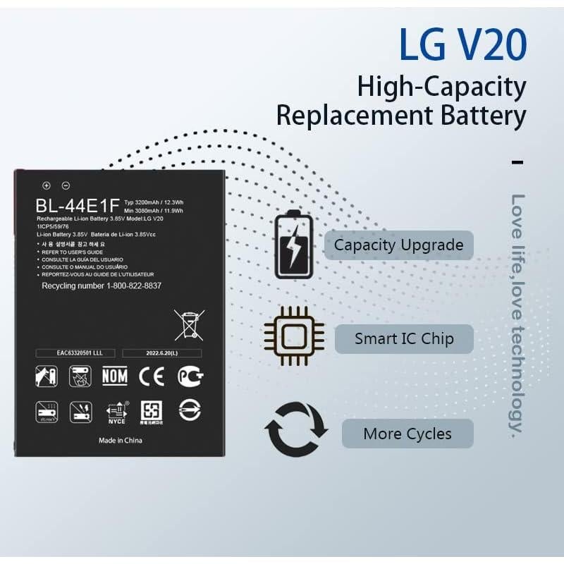 Batería de Reemplazo LG V20 BL-44E1F 3200mAh 3.85V