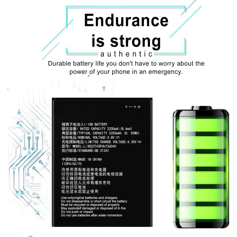 Batería de Reemplazo DDONG Li3822T43P4h736040 para ZTE