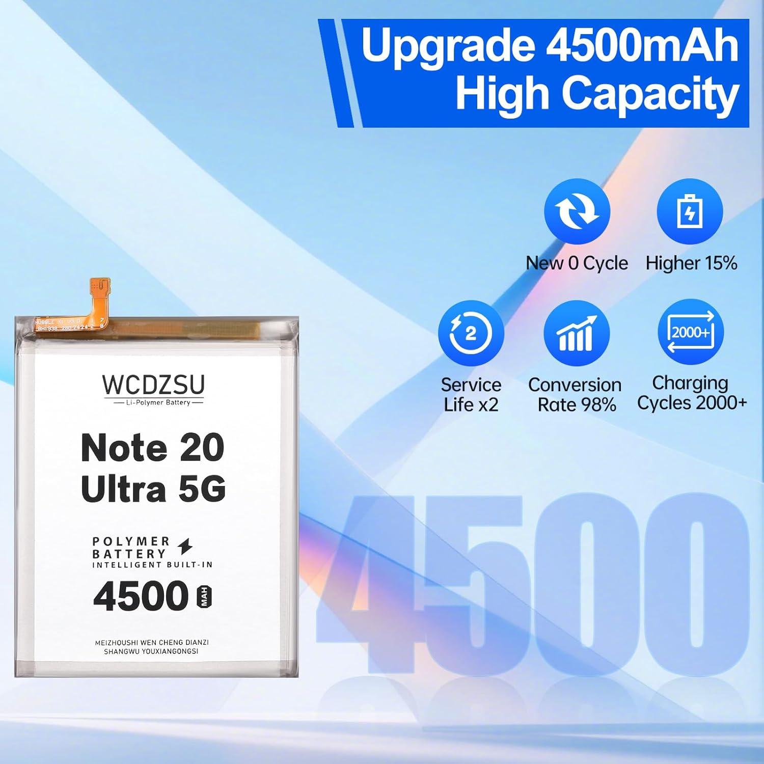 Batería Reemplazo Samsung Galaxy Note 20 Ultra 5G 4500mAh