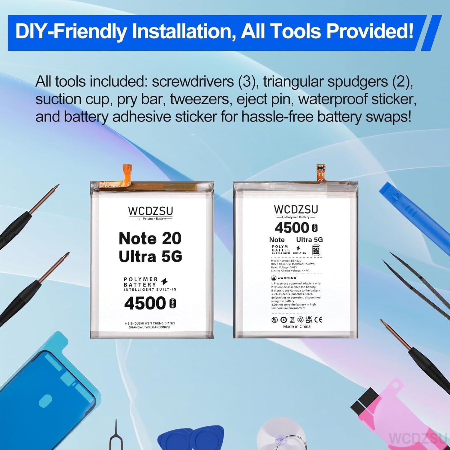 Batería Reemplazo Samsung Galaxy Note 20 Ultra 5G 4500mAh