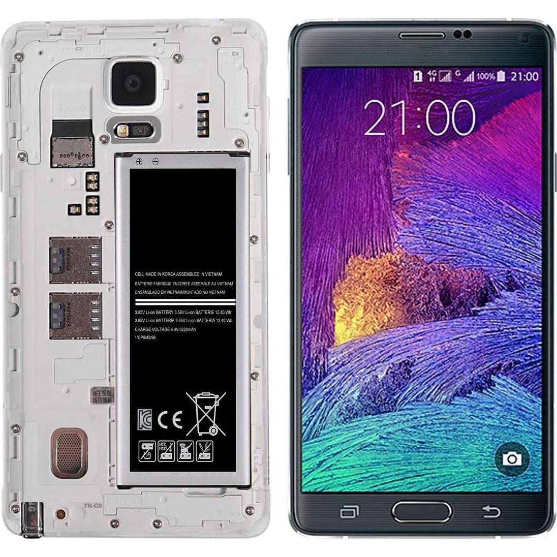 Batería de Reemplazo Cleantt 3220mAh para Galaxy Note 4