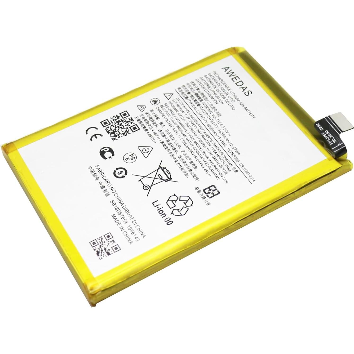 Batería de Reemplazo AWEDAS PG50 para G Stylus 5G 2023 5000mAh