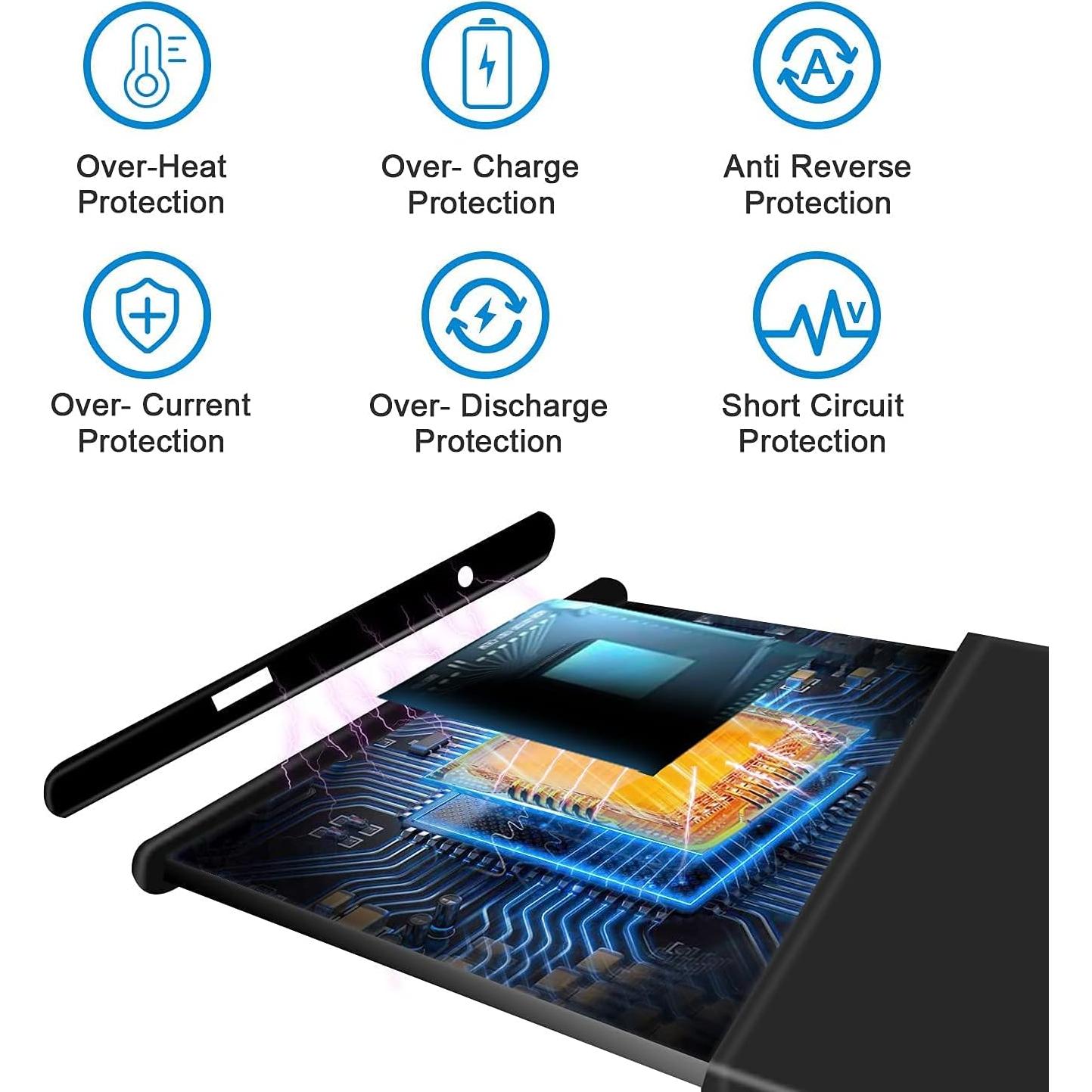 Batería de Reemplazo DDONG HB486486ECW para Huawei Mate 20 Pro y P30 Pro