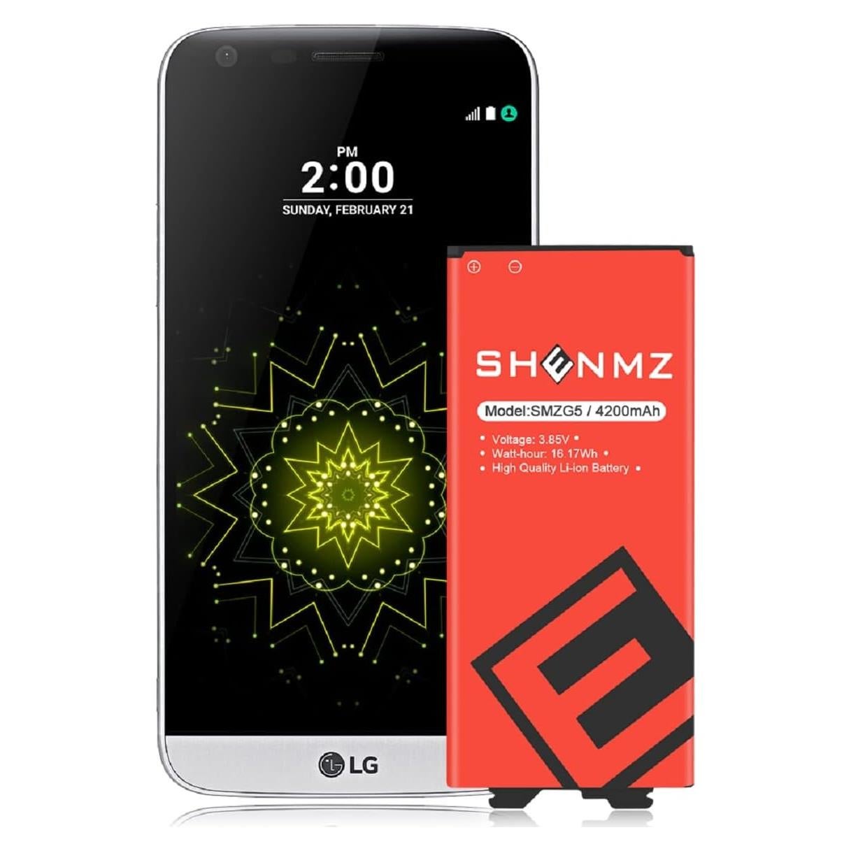 Batería de Litio 4200mAh SHENMZ para LG G5 BL-42D1F