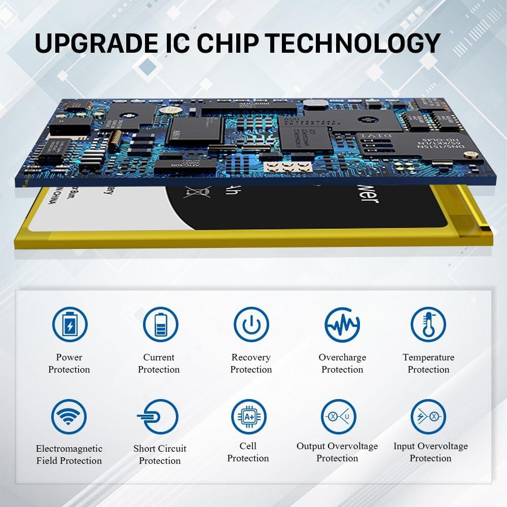 Batería de Reemplazo JK50 6500mAh para Moto G7 Power