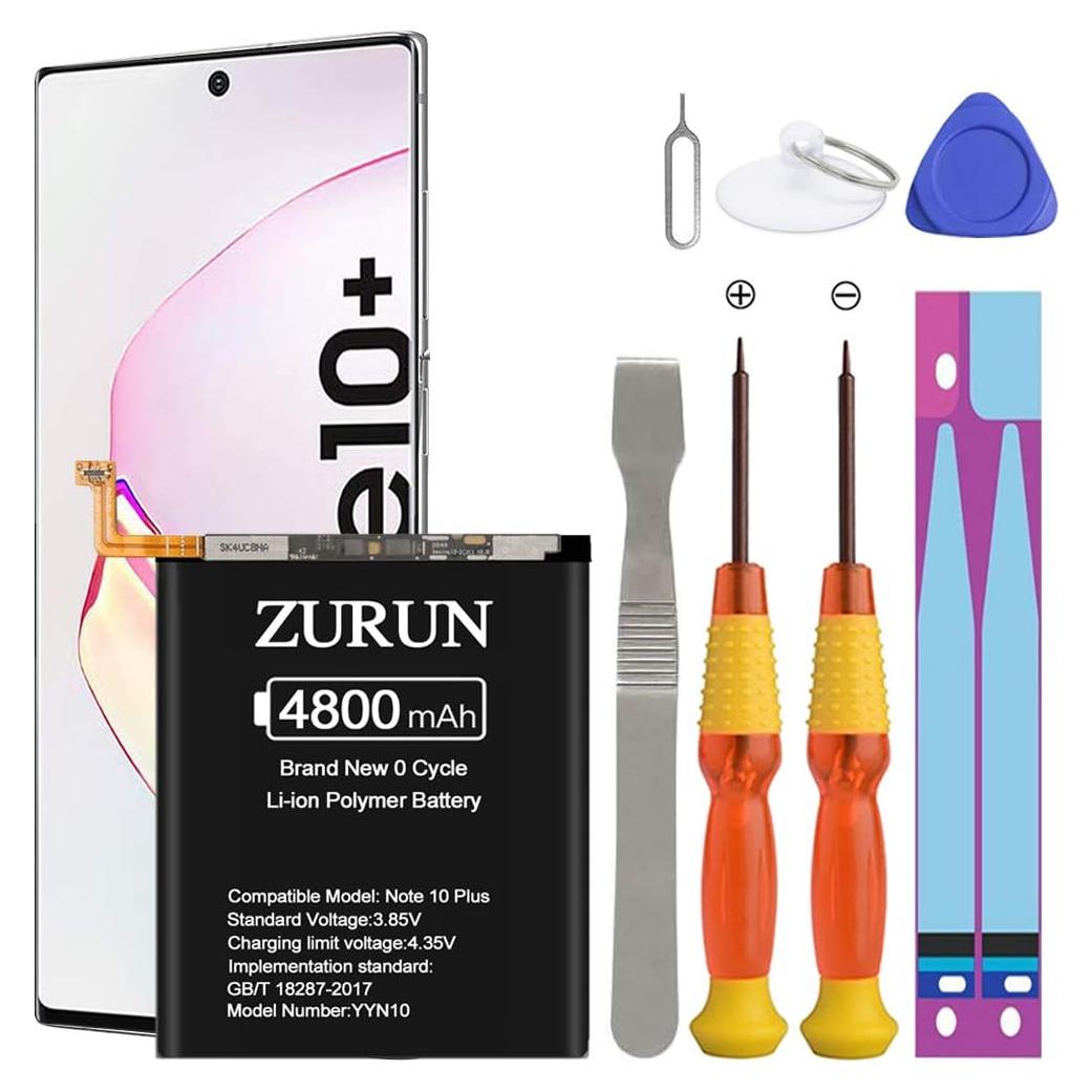 Batería de Reemplazo ZURUN 4800mAh para Galaxy Note 10 Plus