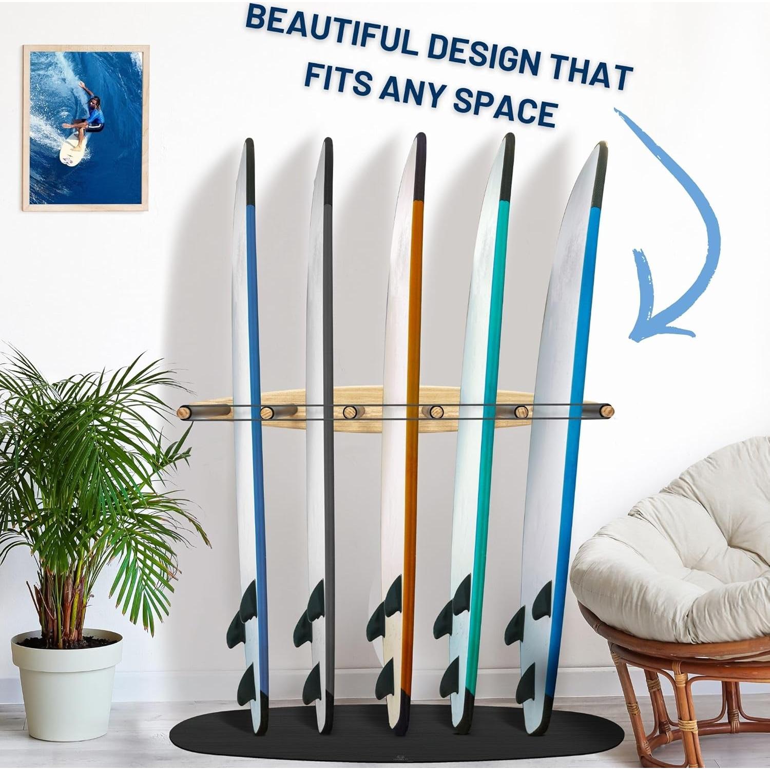 Soporte Vertical para Tablas de Surf Hang 11 - 6 brazos