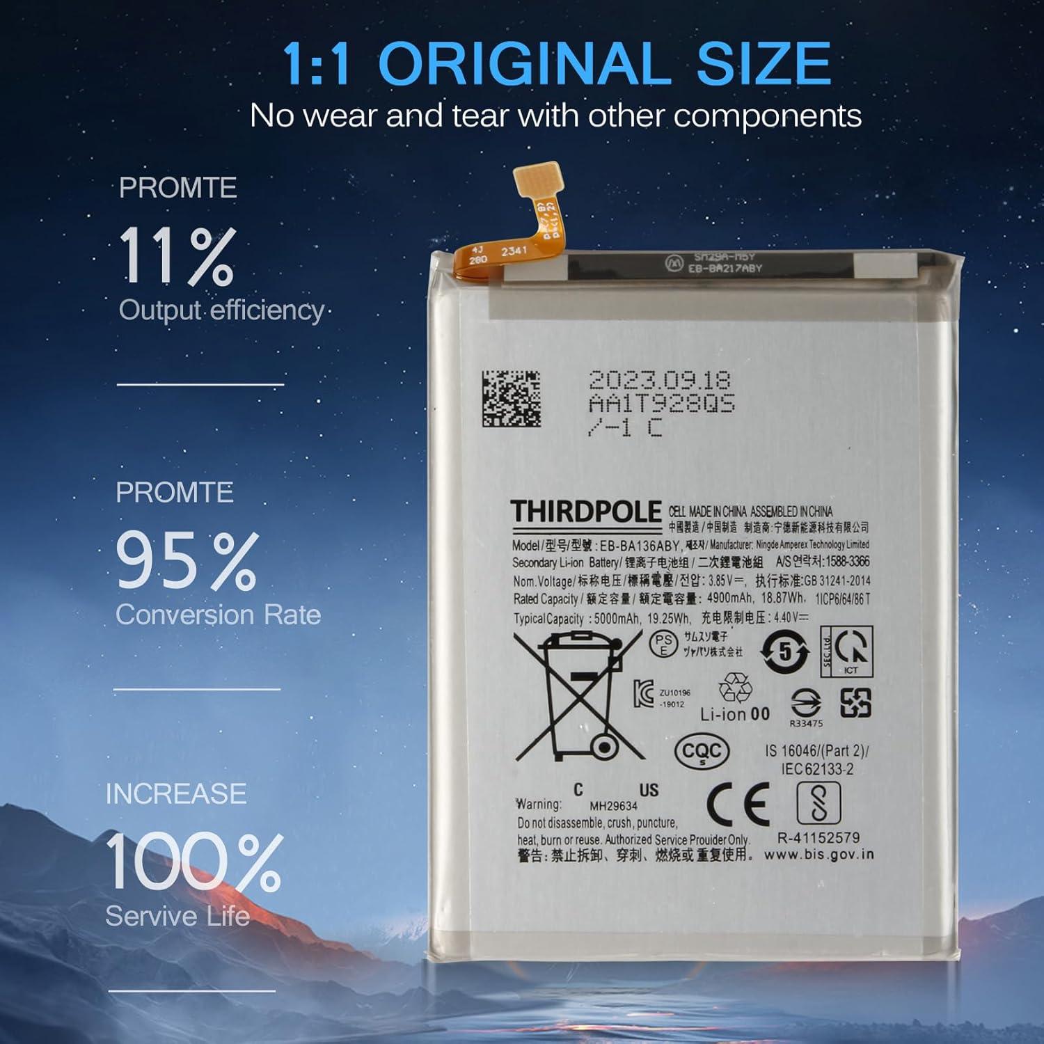 Batería Original Samsung Galaxy A13 5G 5000mAh + Herramientas