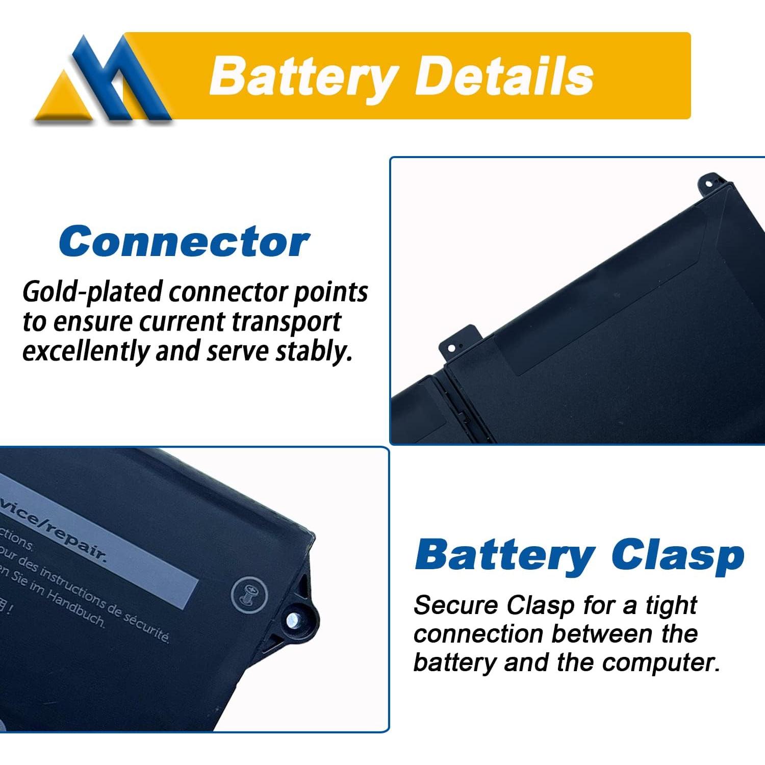 Batería de Reemplazo RJ40G 63Wh para Laptop Dell Latitude 14/15