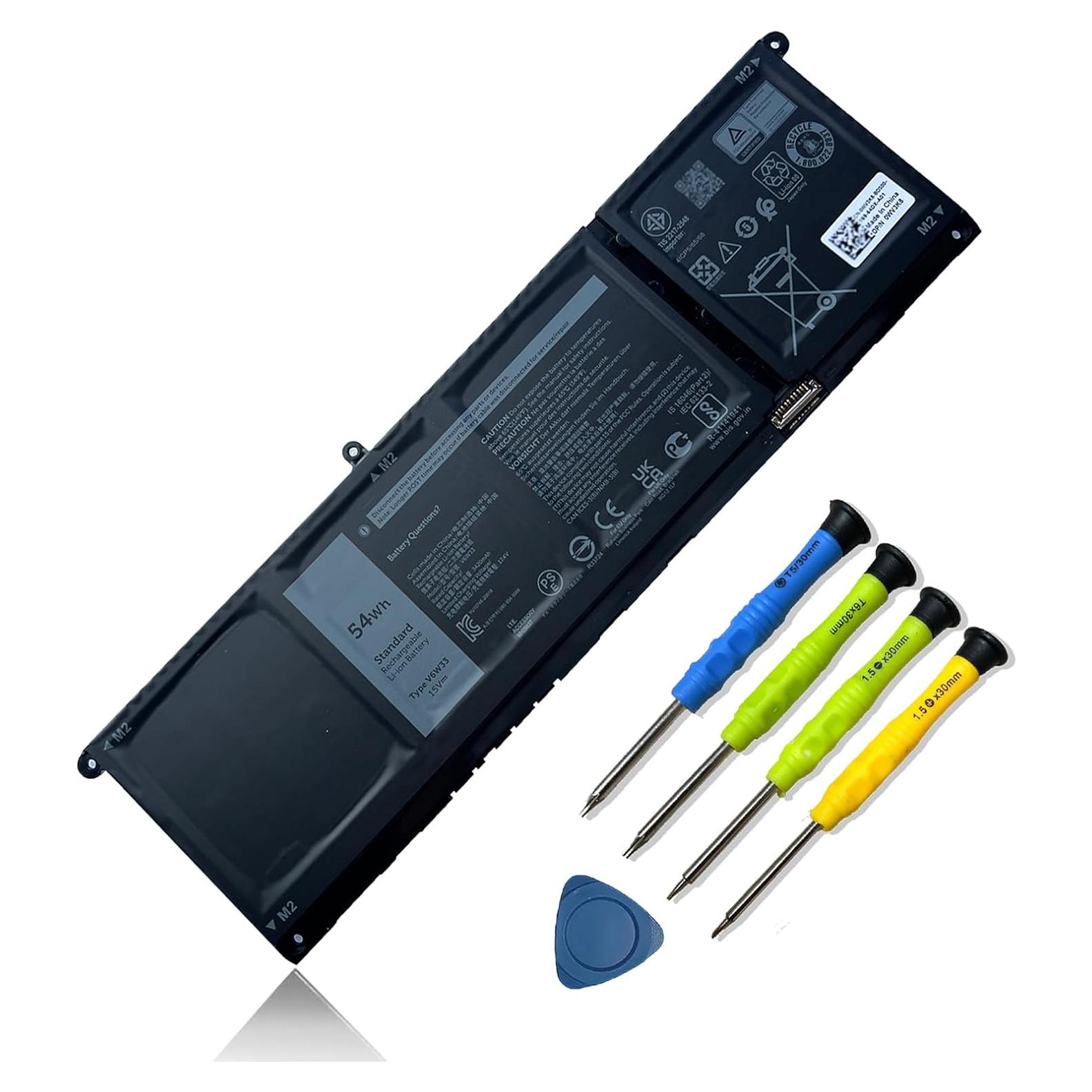 Batería de Laptop Dell V6W33 54Wh 15V para Inspiron/Latitude/Vostro