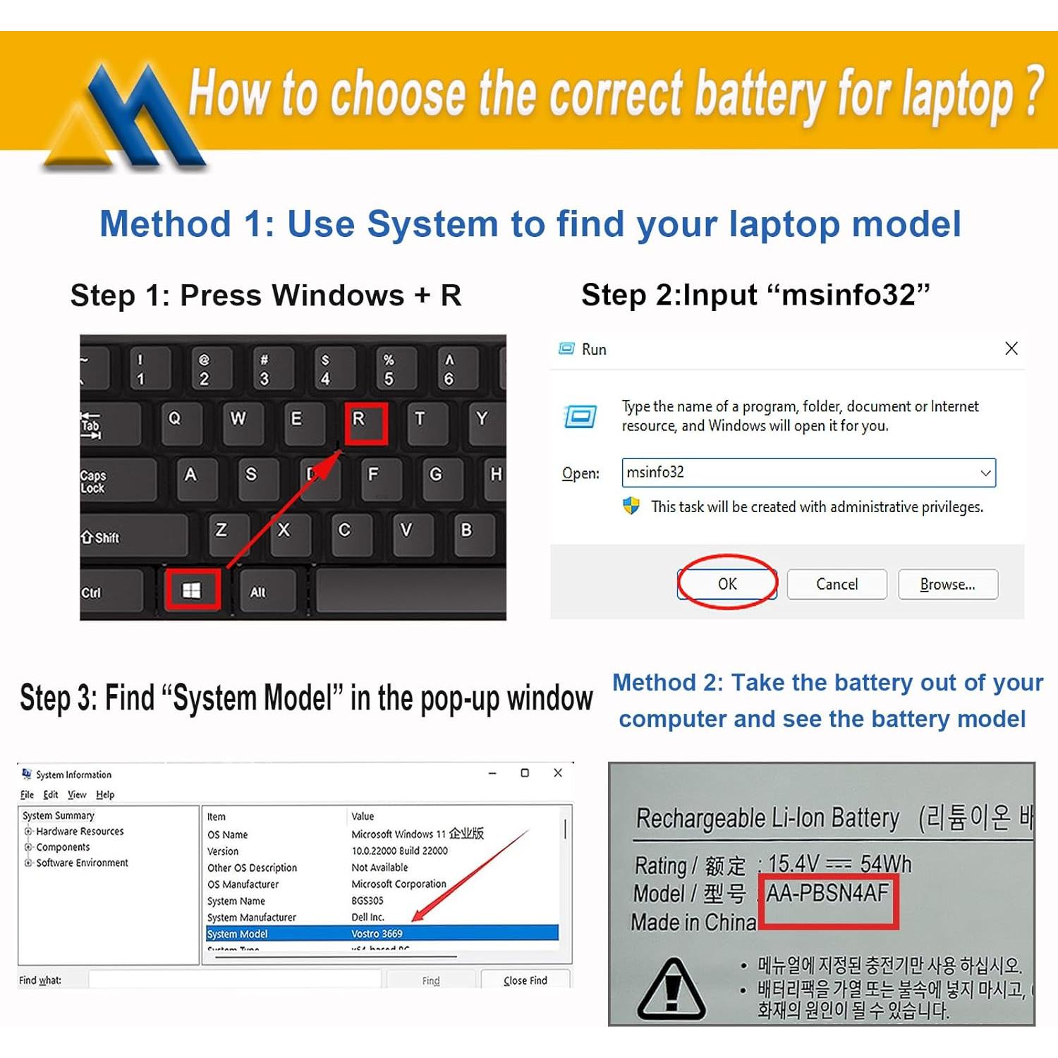 Batería de Reemplazo para Laptop Samsung AA-PBSN4AF 54Wh